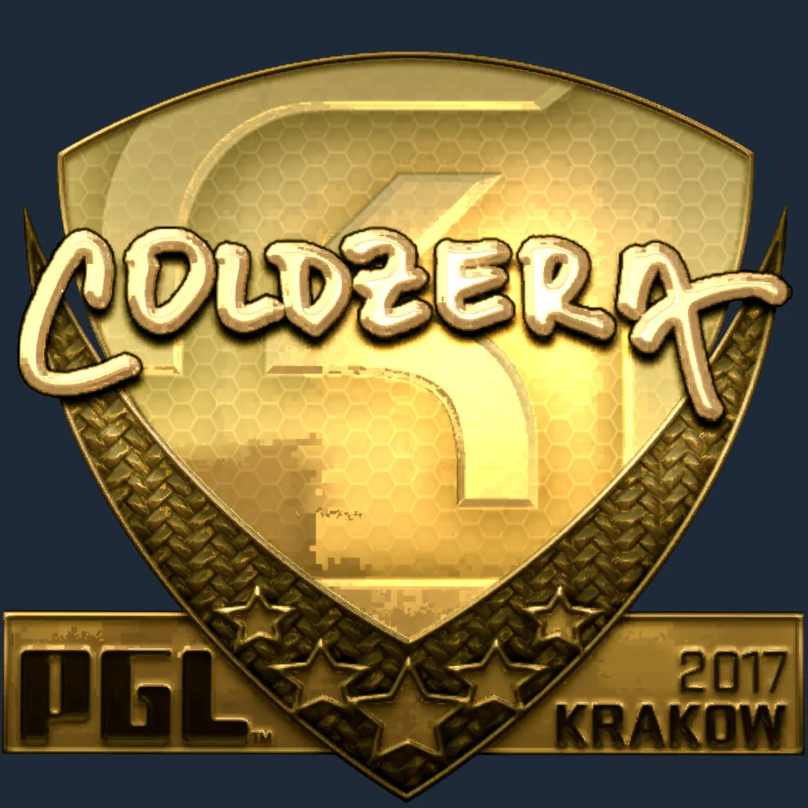 Sticker | coldzera (Gold) | Krakow 2017