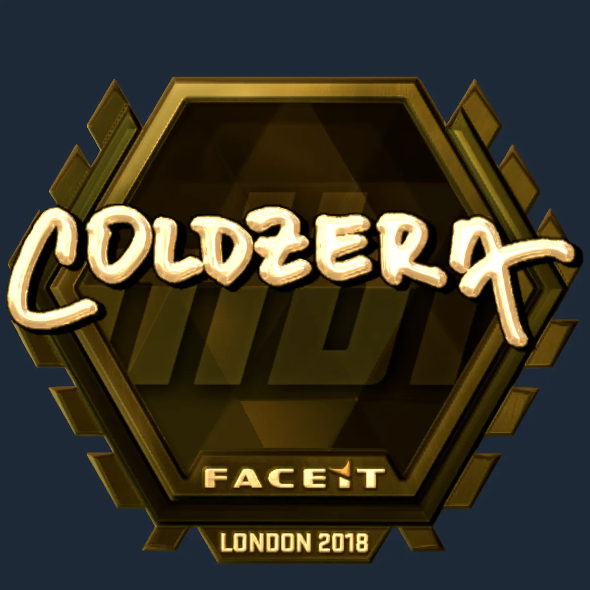 Sticker | coldzera (Gold) | London 2018