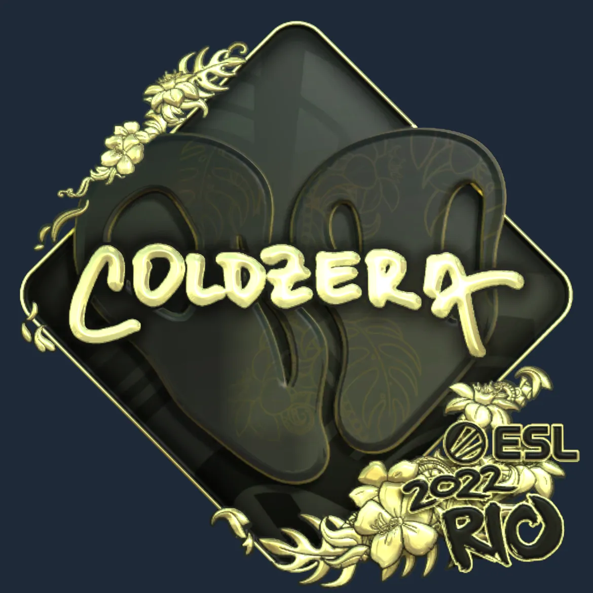 Sticker | coldzera (Gold) | Rio 2022