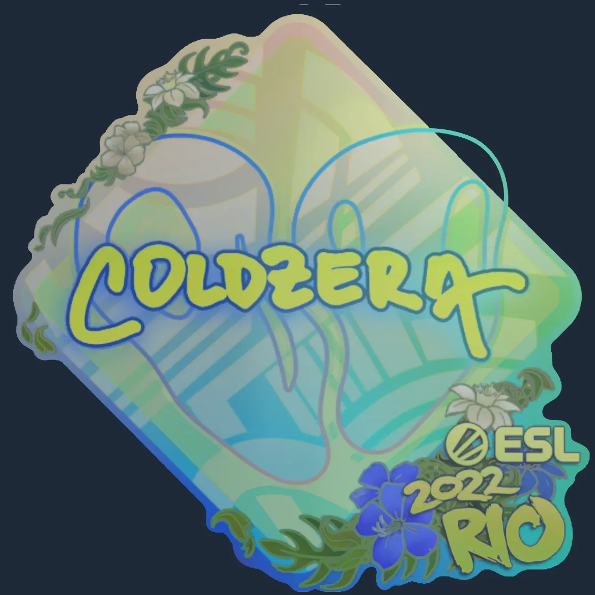 Sticker | coldzera (Holo) | Rio 2022