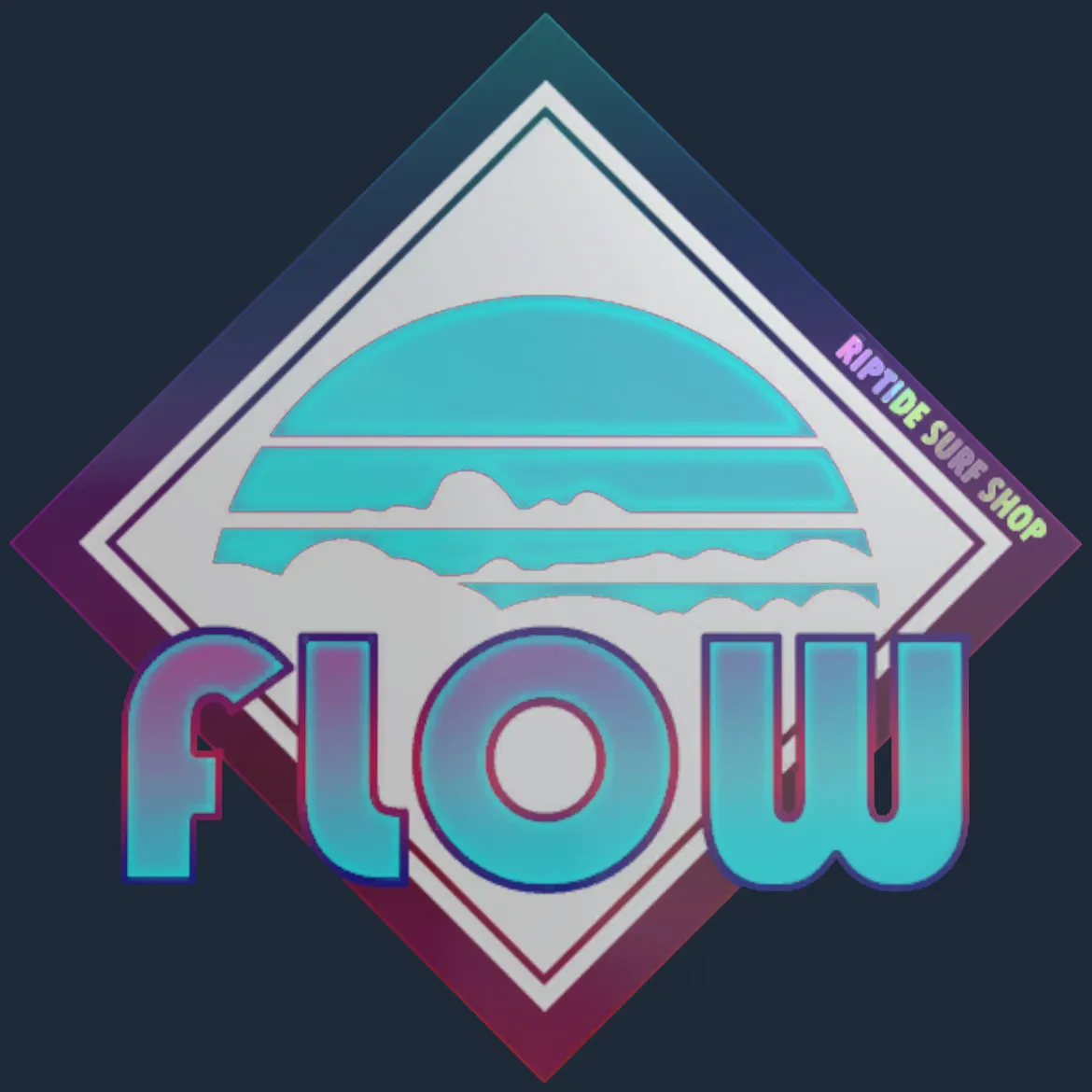 Sticker | Cotton Candy Flow (Holo)