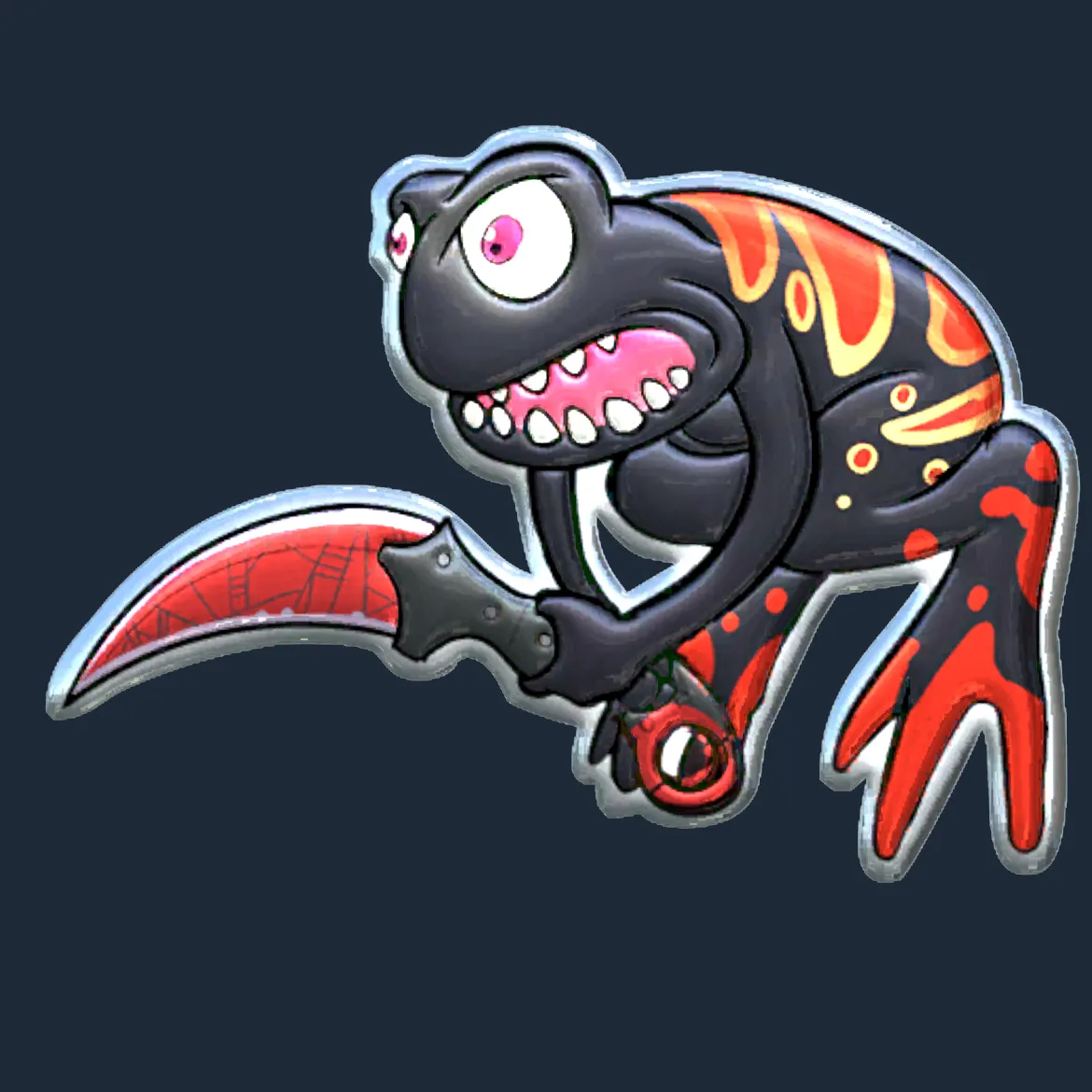 Sticker | Crimson Web Poison Frog (Foil)