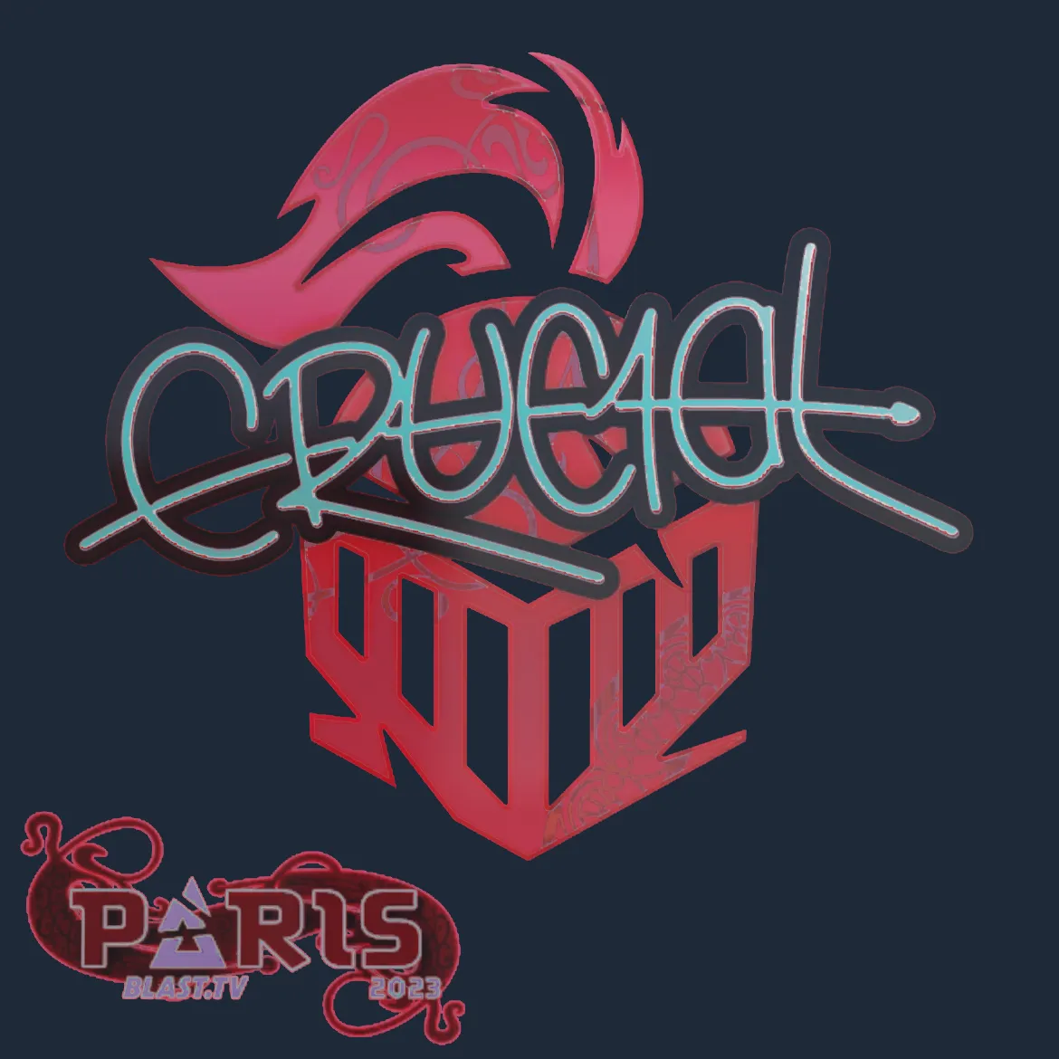 Sticker | CRUC1AL (Holo) | Paris 2023