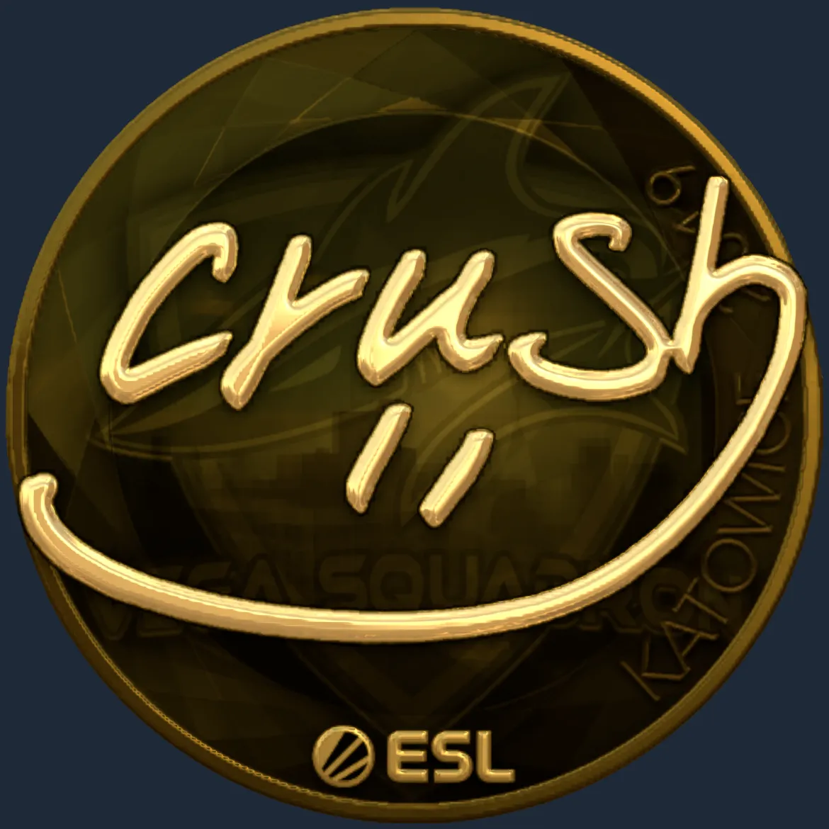 Sticker | crush (Gold) | Katowice 2019