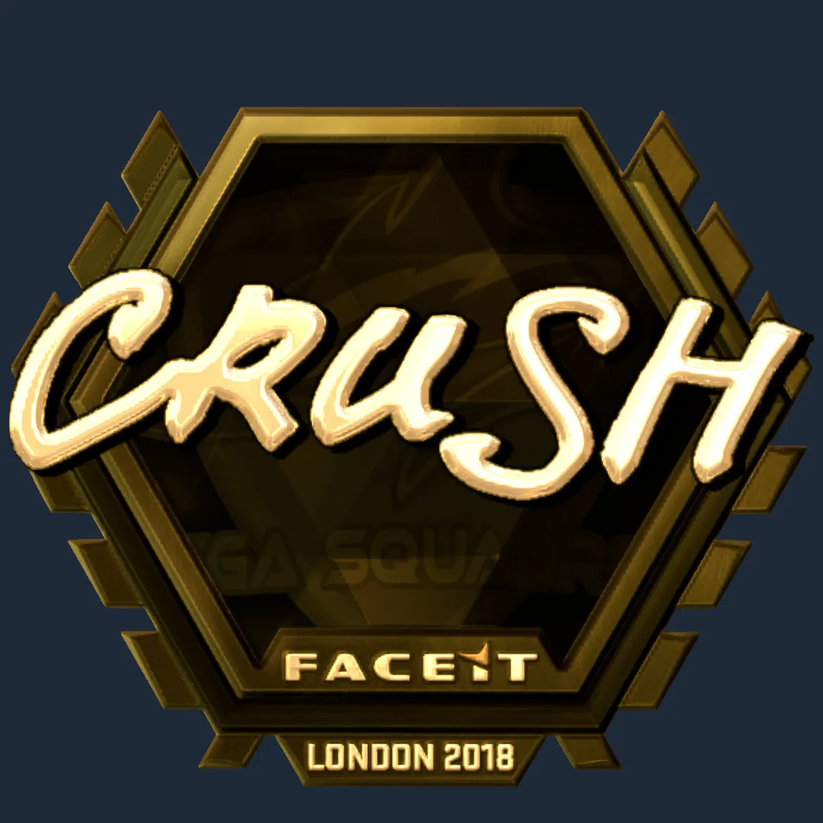 Sticker | crush (Gold) | London 2018