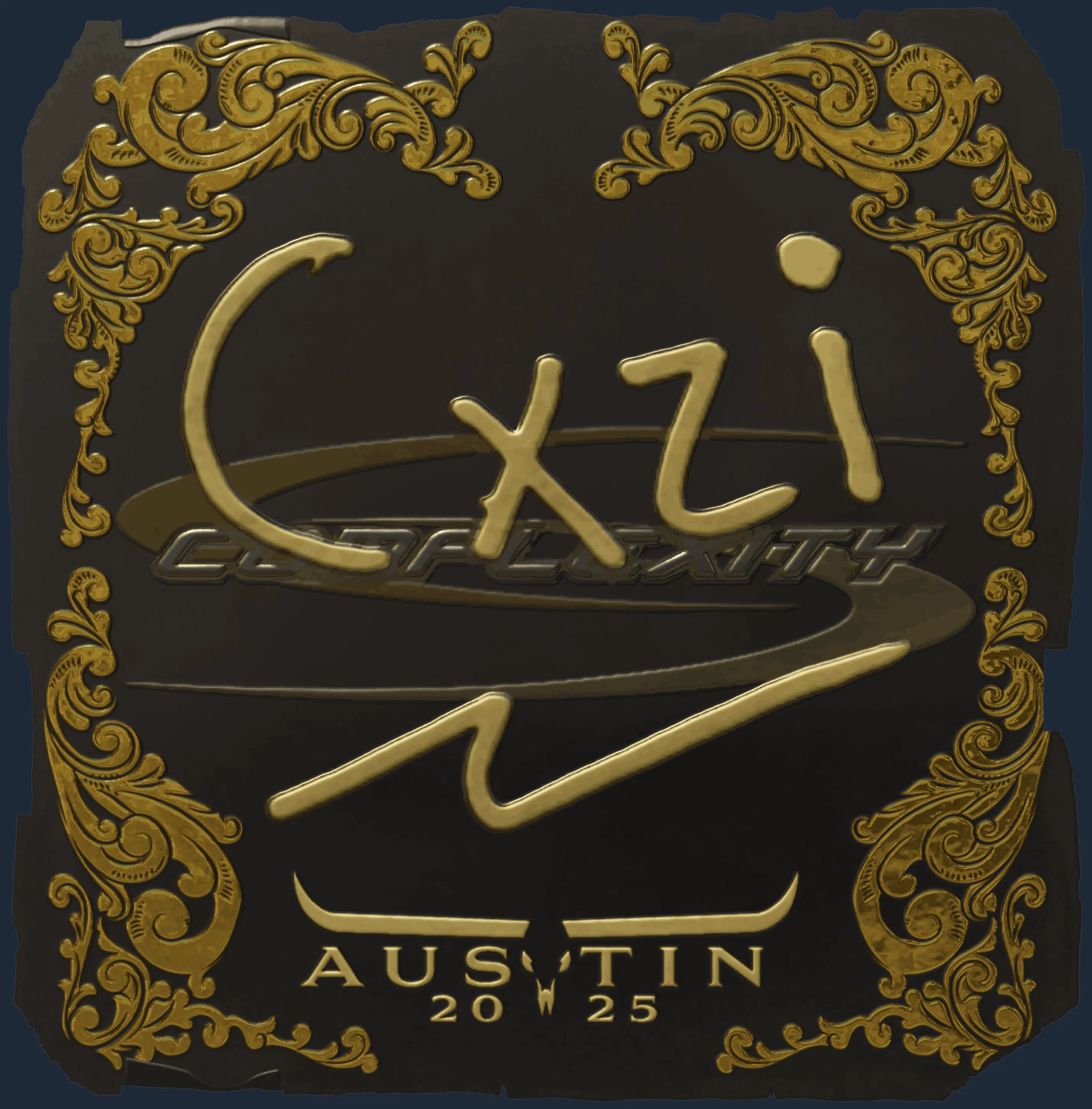 Sticker | Cxzi (Gold) | Austin 2025