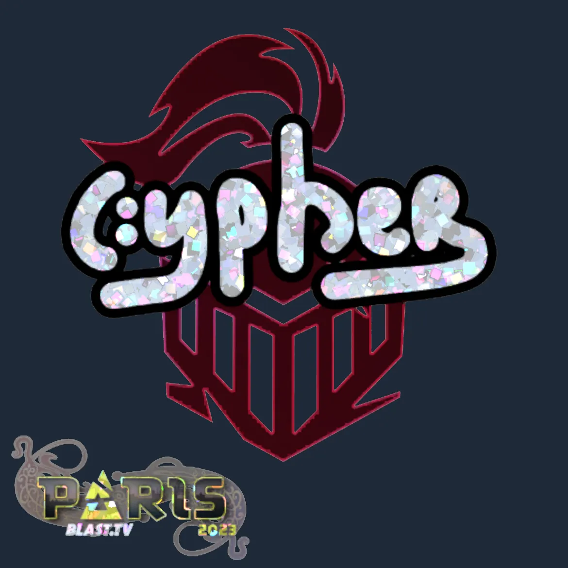 Sticker | Cypher (Glitter) | Paris 2023