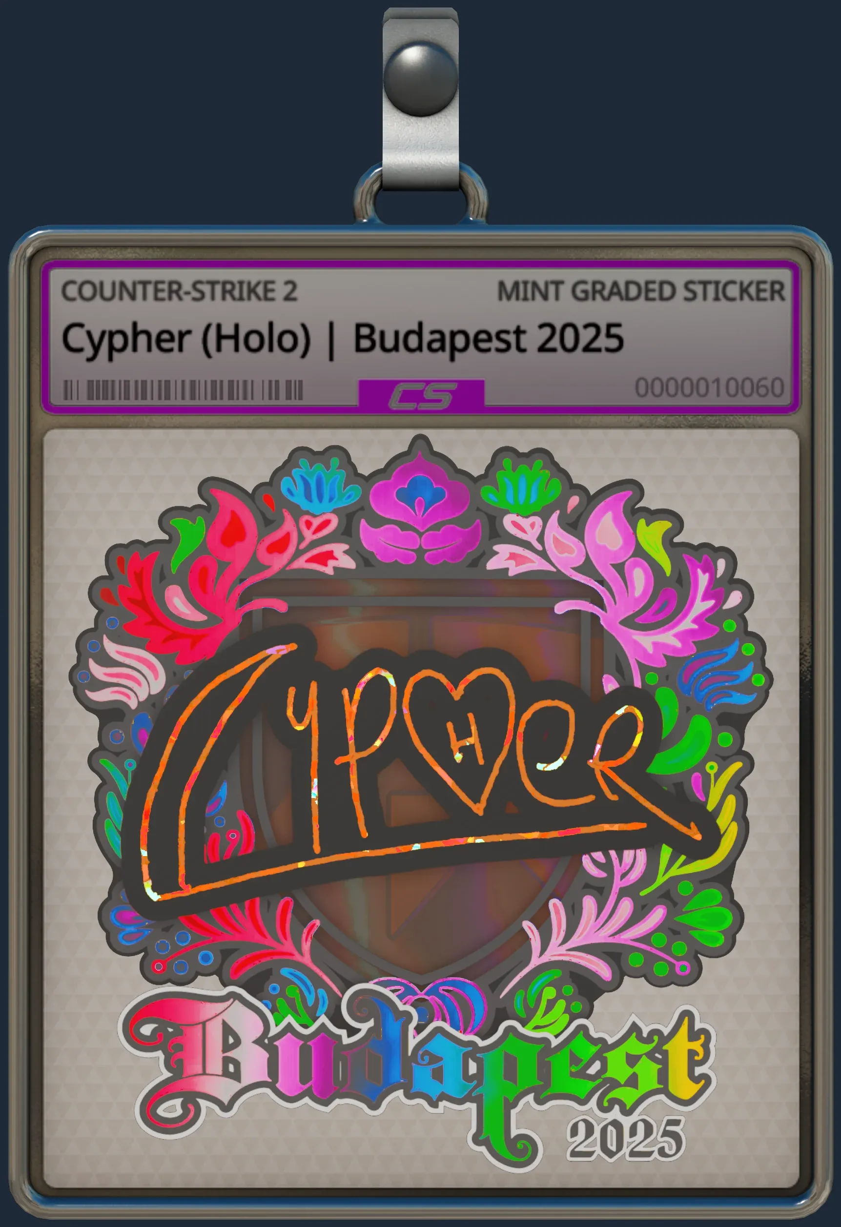 Sticker | Cypher (Holo) | Budapest 2025