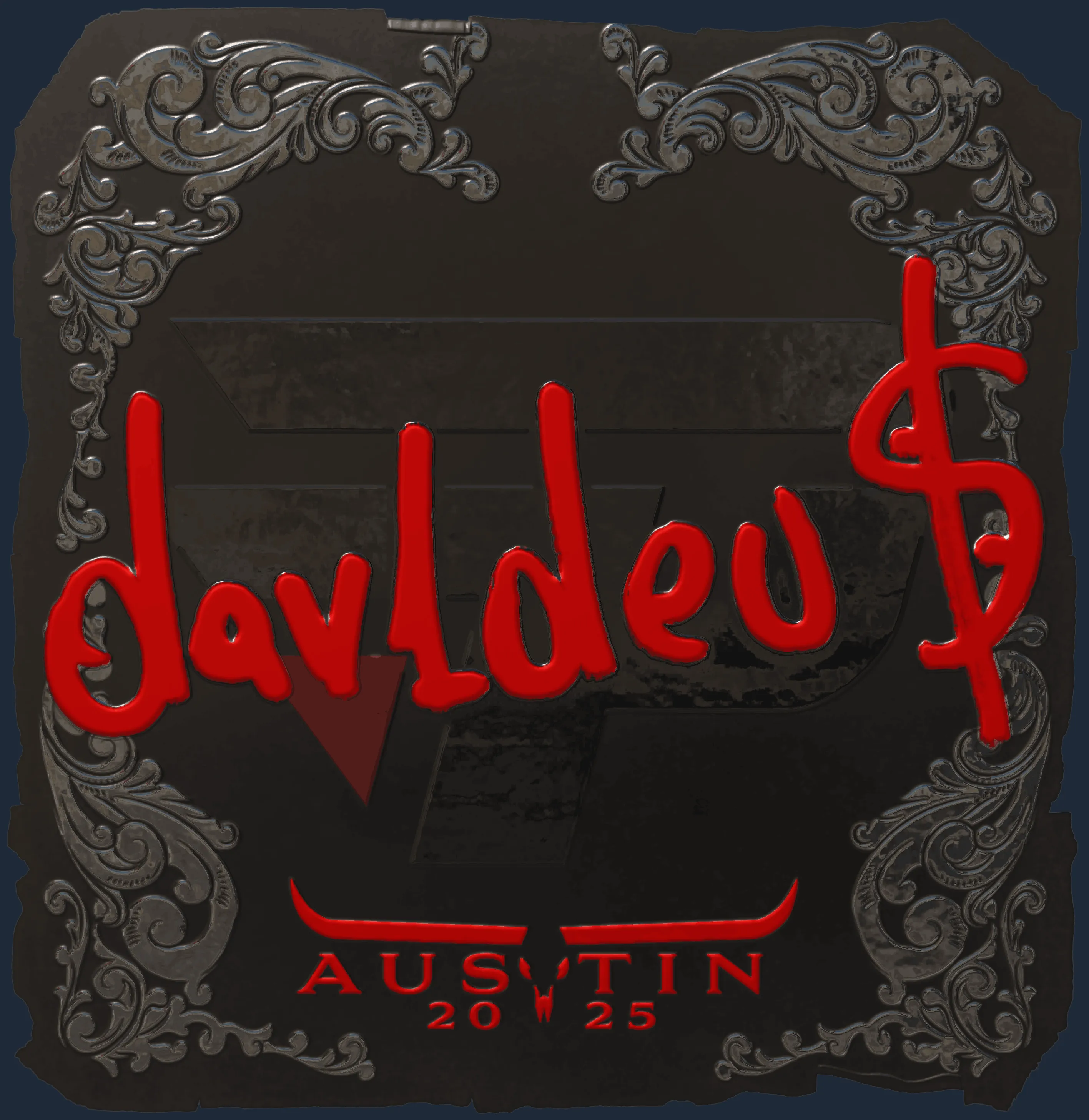 Sticker | dav1deuS (Foil) | Austin 2025