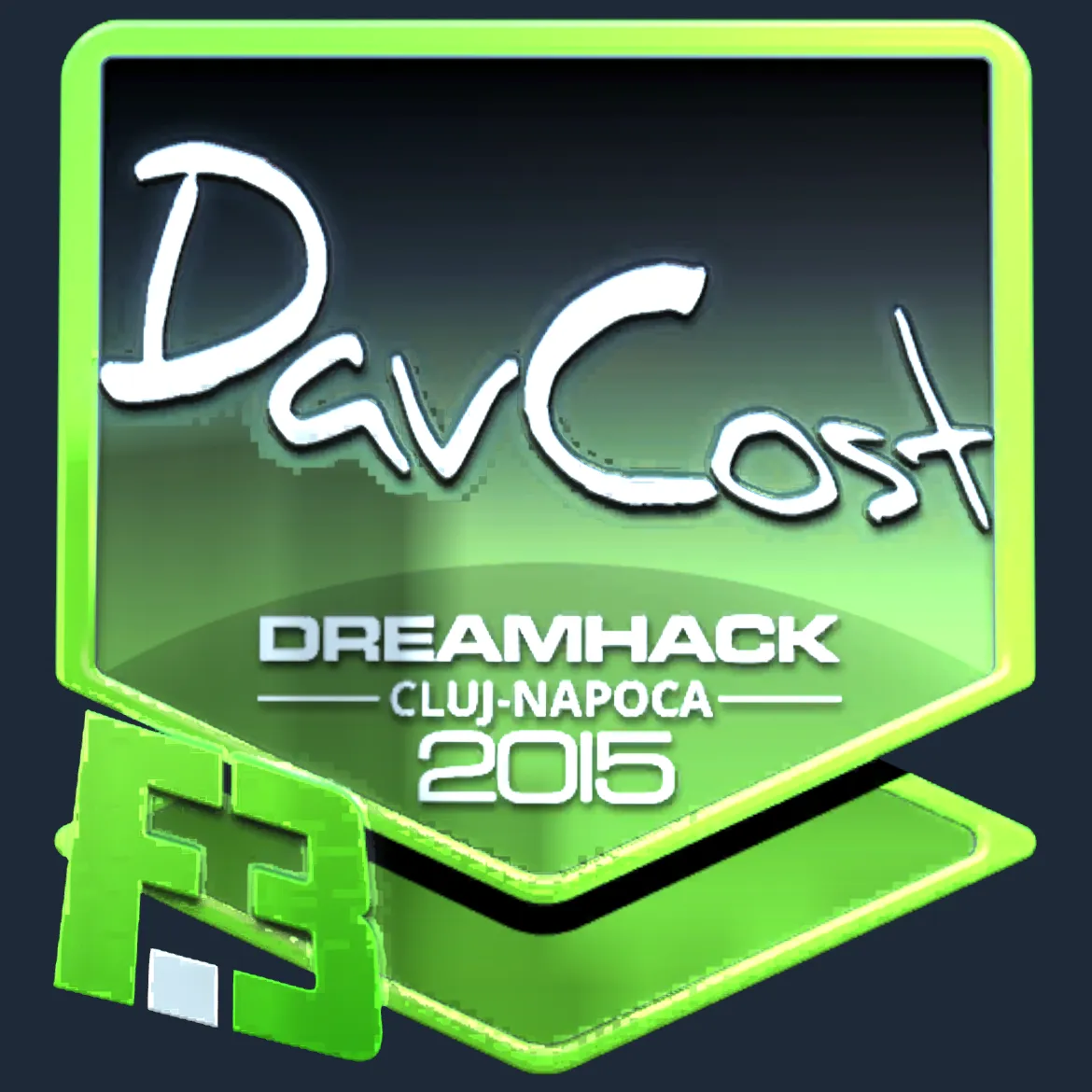 Sticker | DavCost (Foil) | Cluj-Napoca 2015