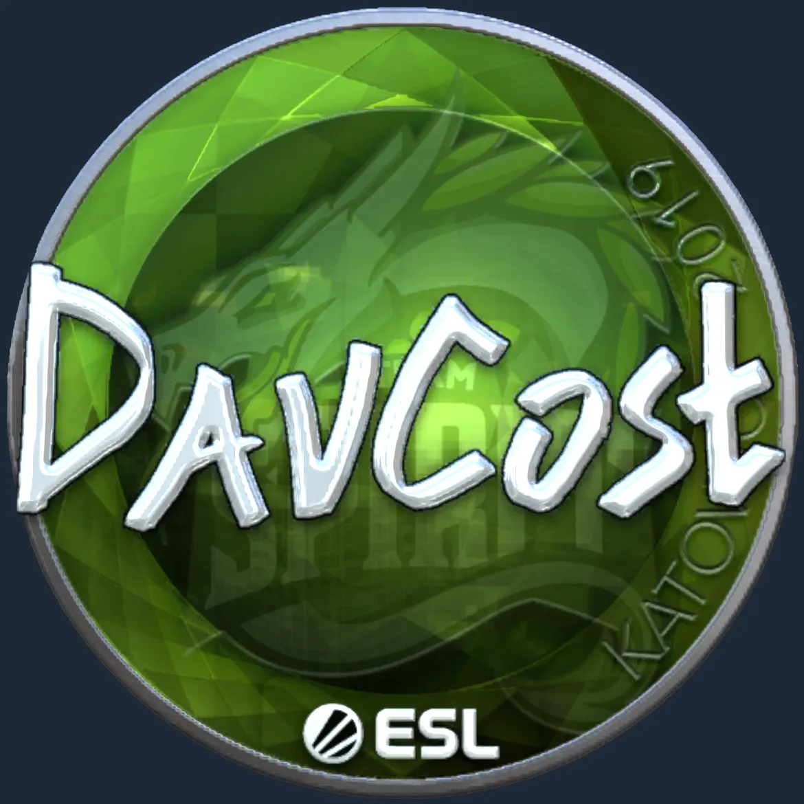 Sticker | DavCost (Foil) | Katowice 2019