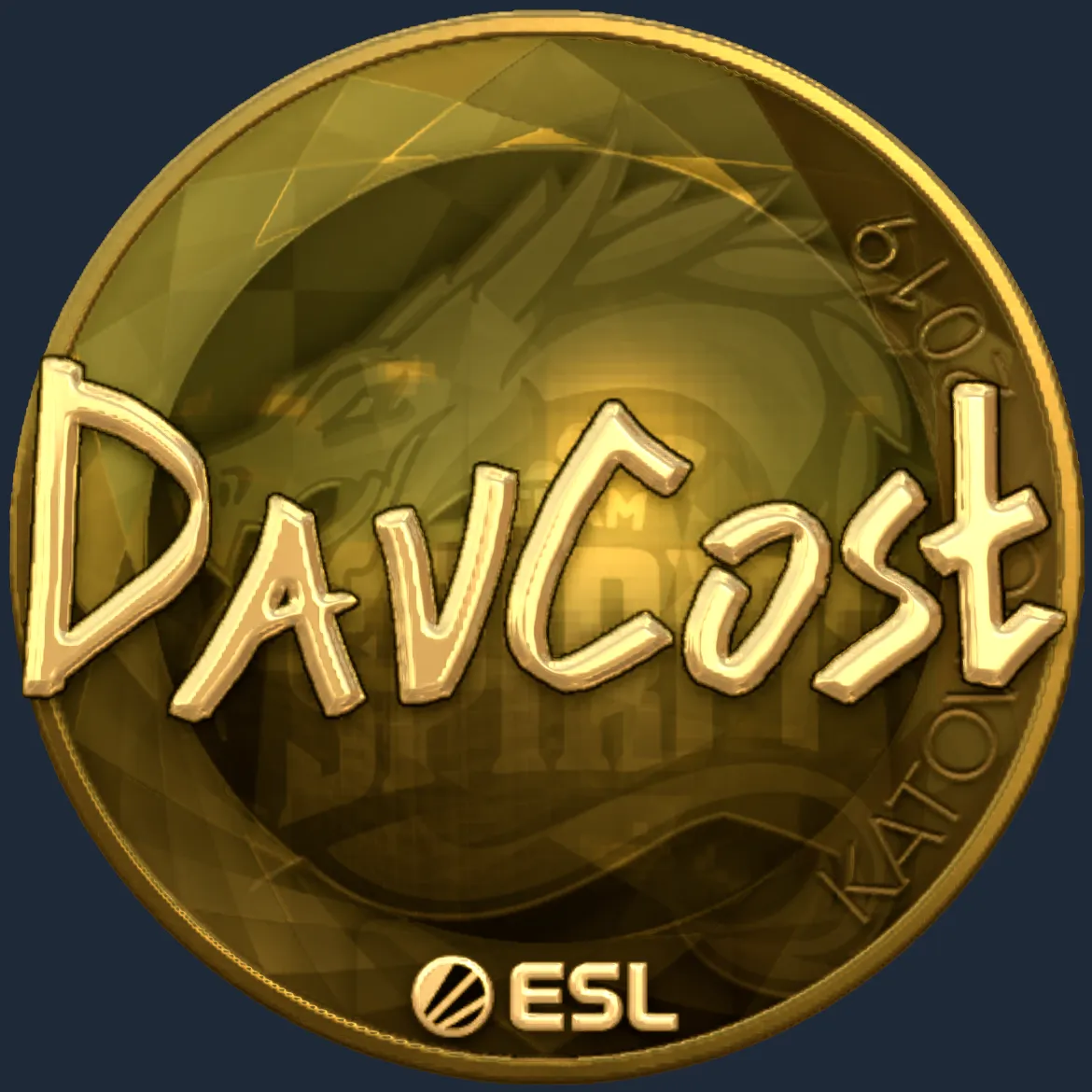 Sticker | DavCost (Gold) | Katowice 2019