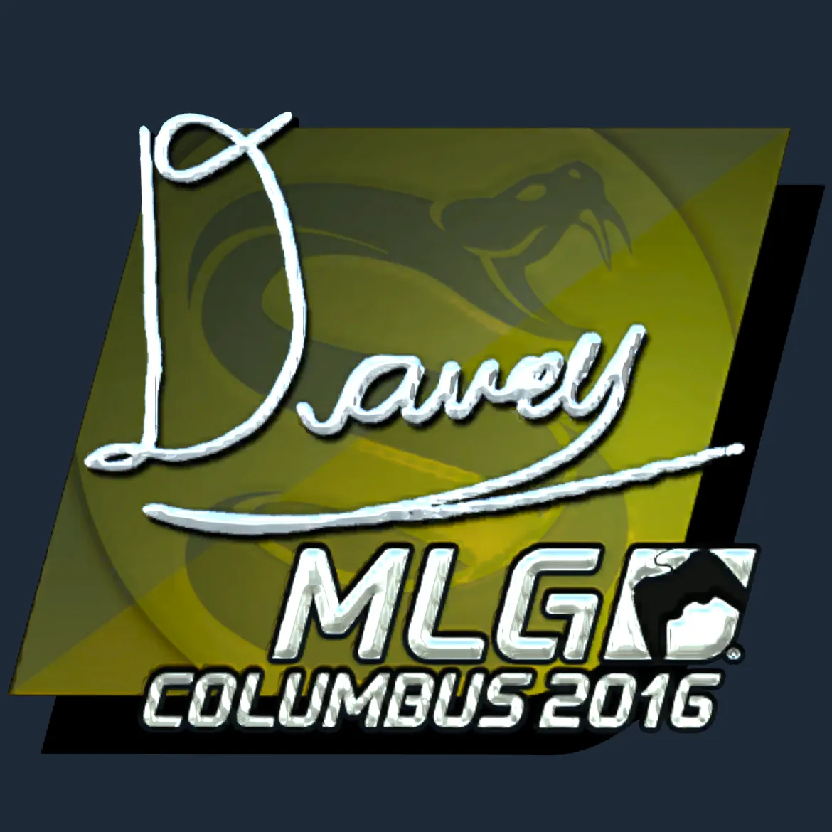 Sticker | DAVEY (Foil) | MLG Columbus 2016