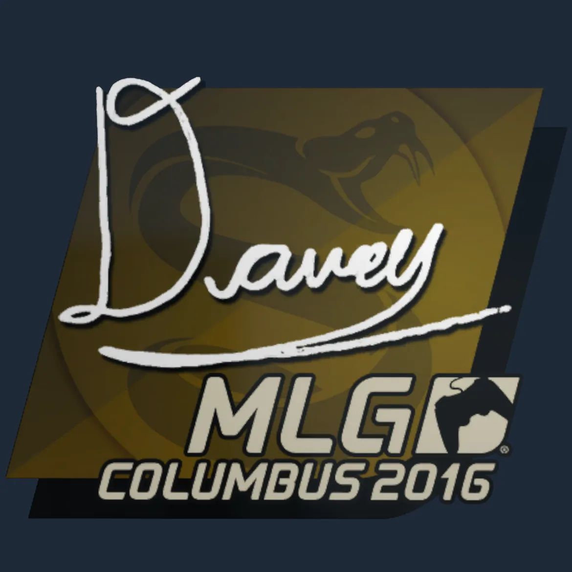 Sticker | DAVEY | MLG Columbus 2016