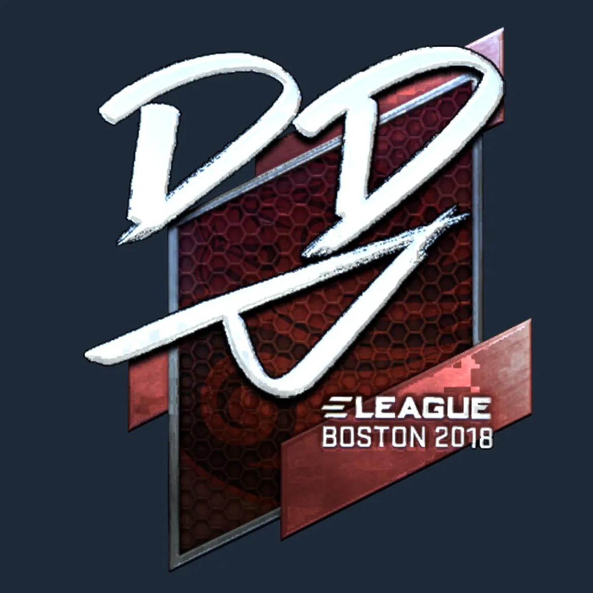 Sticker | DD (Foil) | Boston 2018