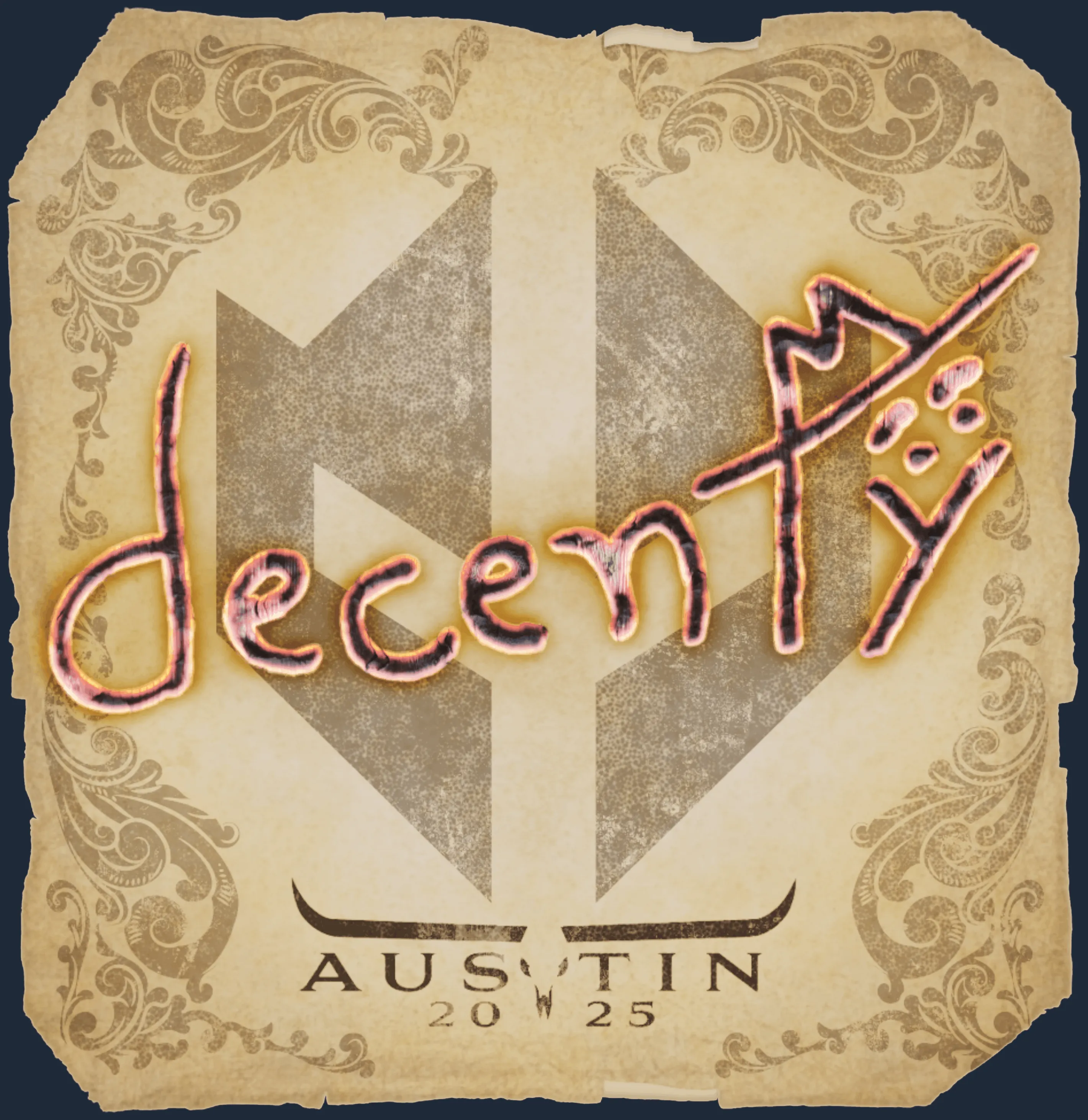 Sticker | decenty | Austin 2025