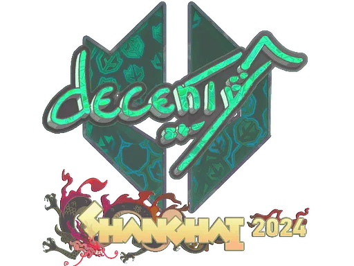 Sticker | decenty (Holo) | Shanghai 2024