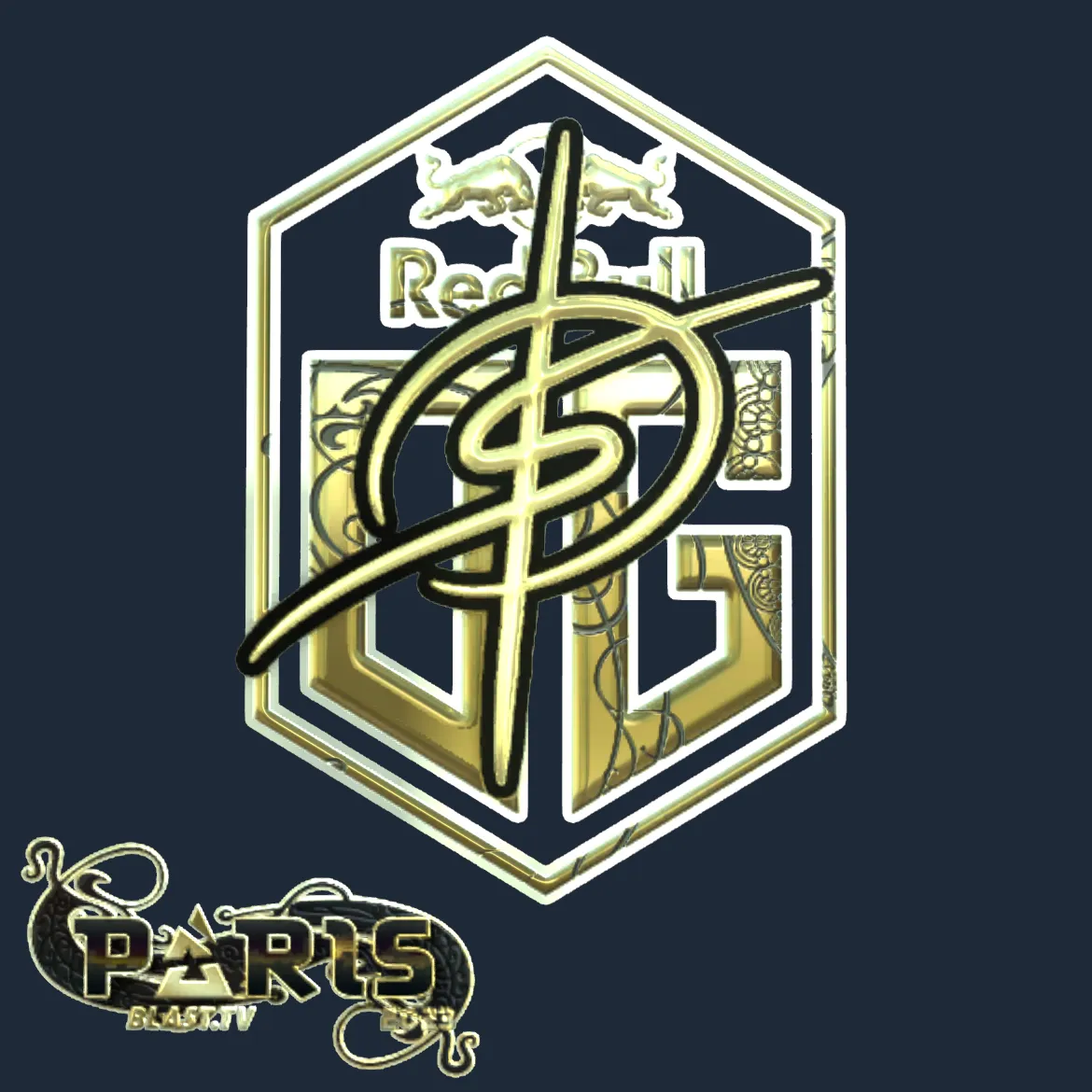 Sticker | degster (Gold) | Paris 2023