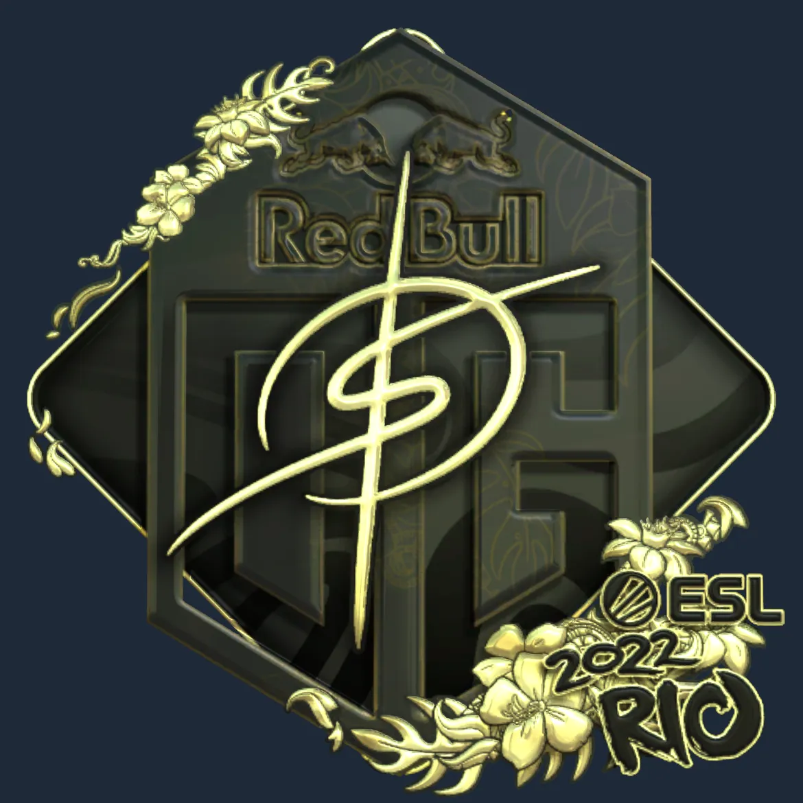 Sticker | degster (Gold) | Rio 2022
