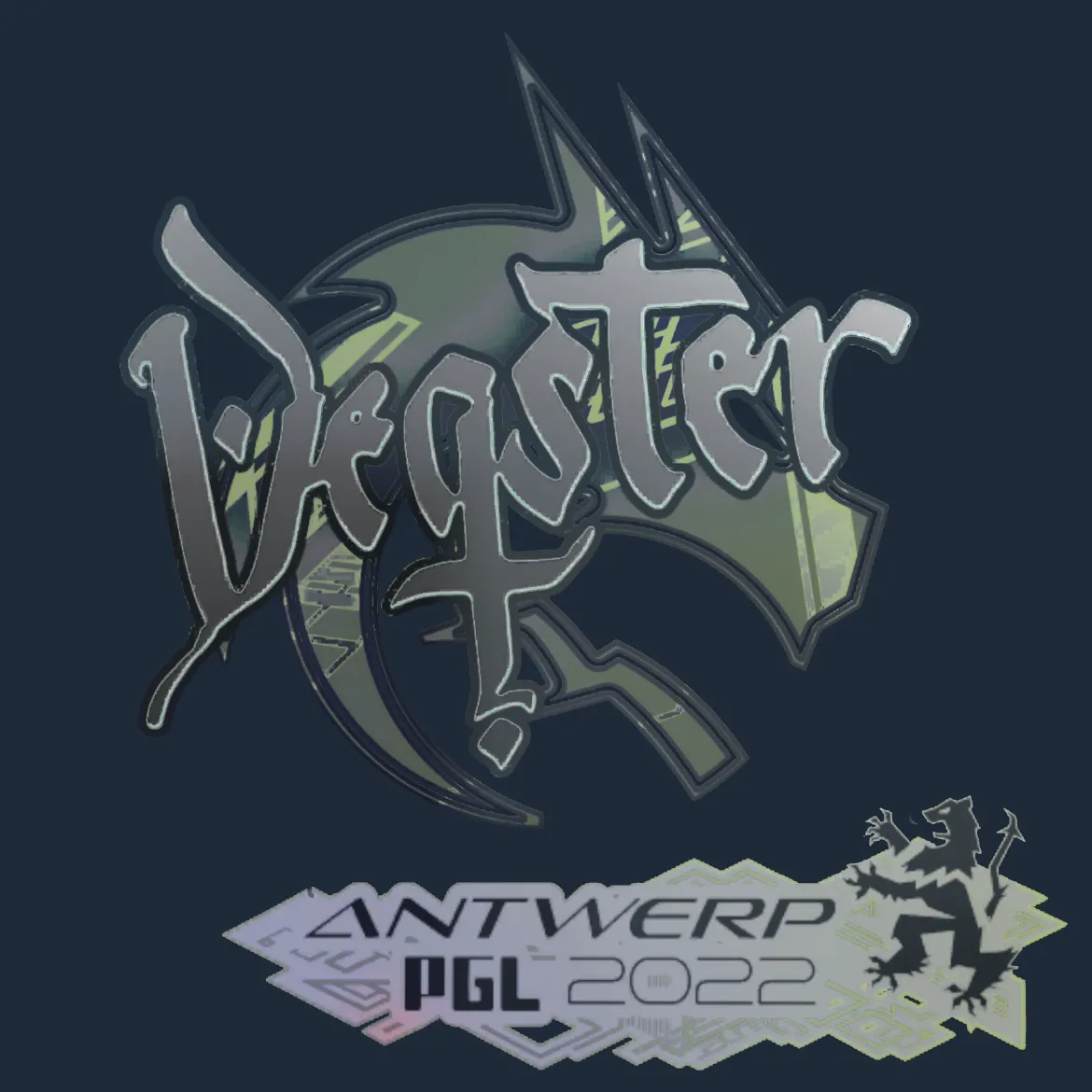 Sticker | degster (Holo) | Antwerp 2022