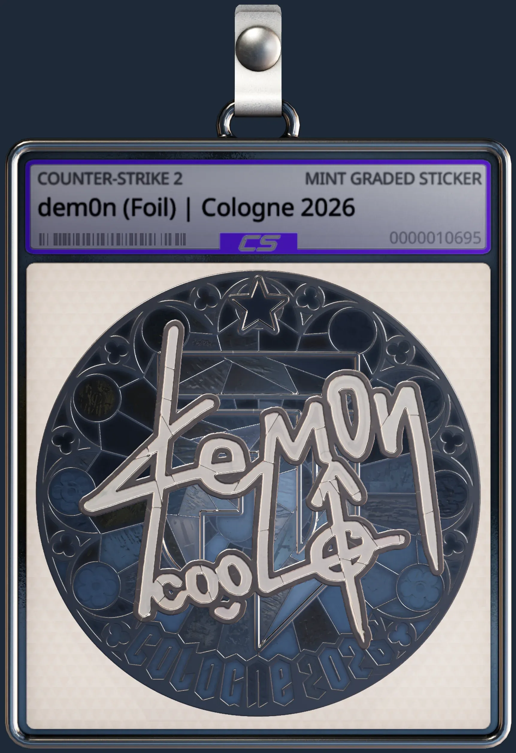 Sticker | dem0n (Foil) | Cologne 2026