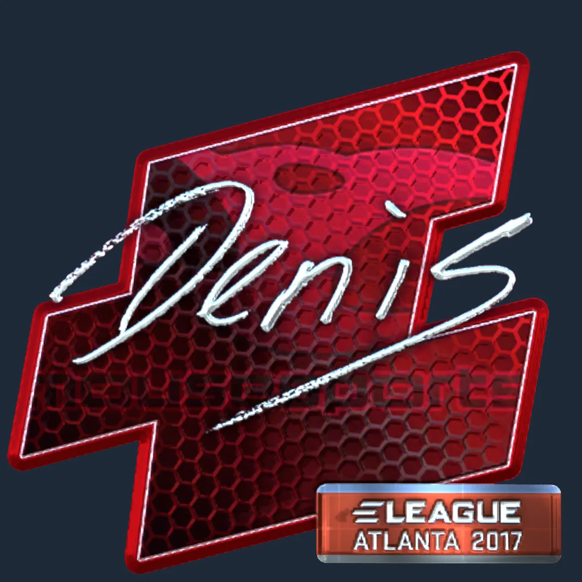 Sticker | denis (Foil) | Atlanta 2017