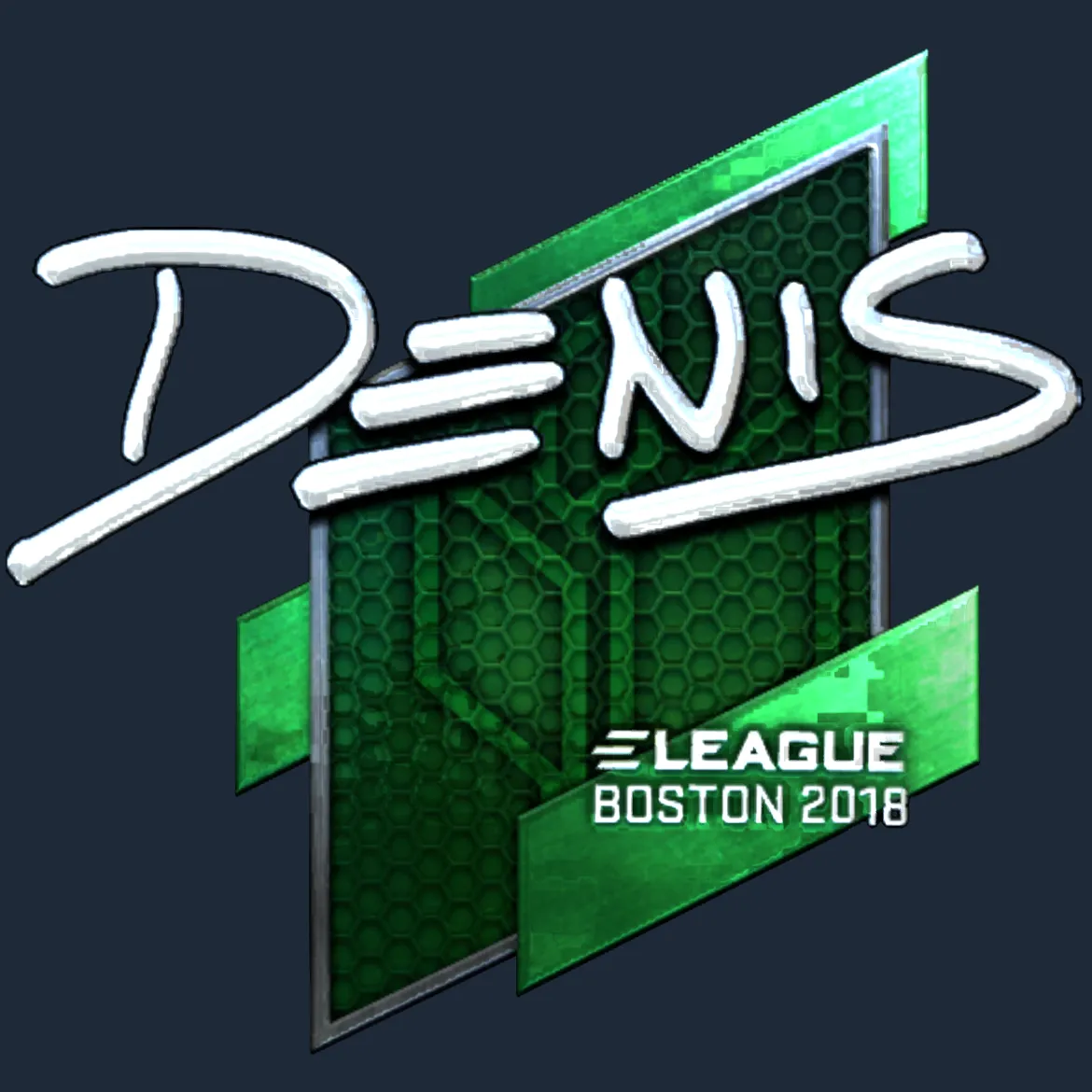 Sticker | denis (Foil) | Boston 2018