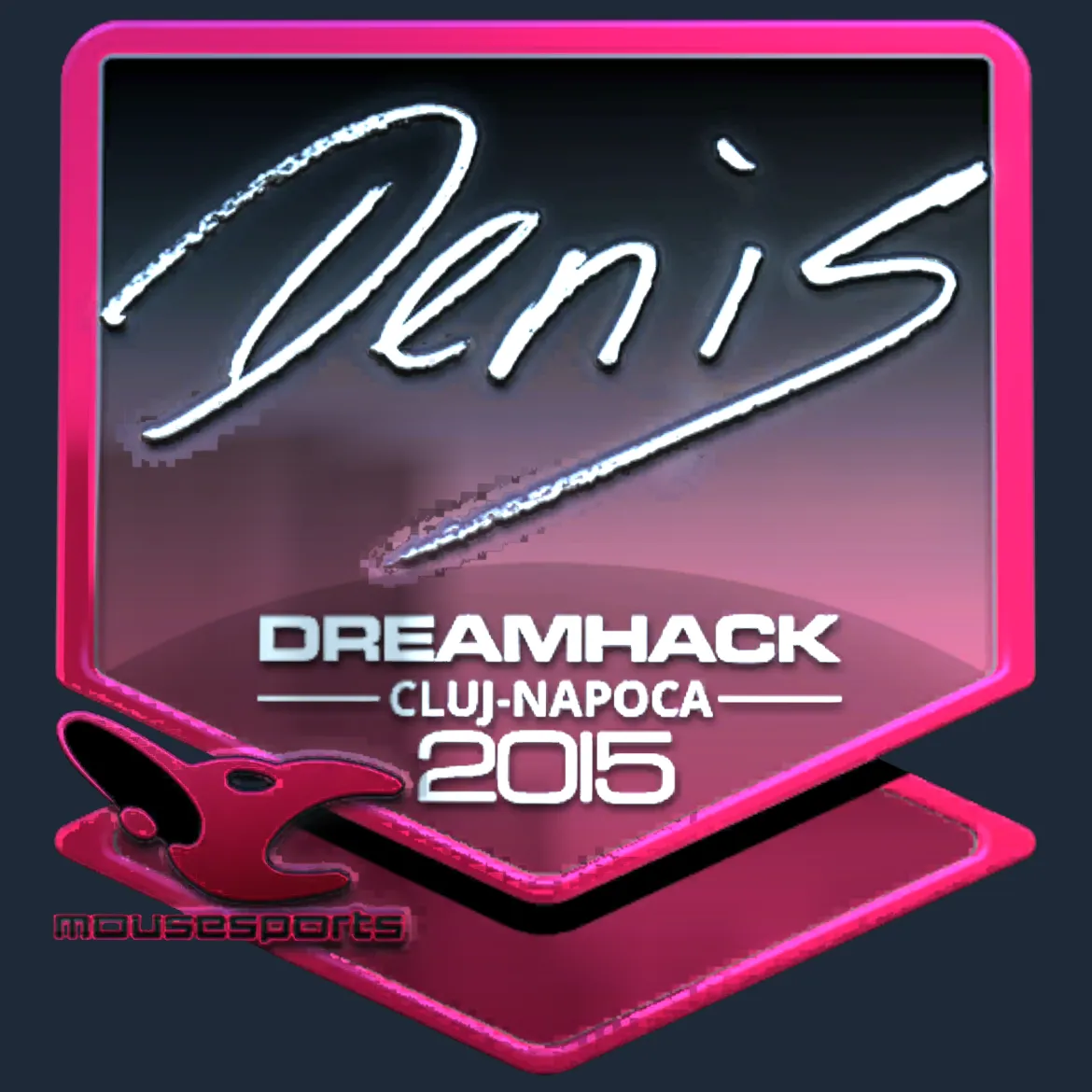 Sticker | denis (Foil) | Cluj-Napoca 2015