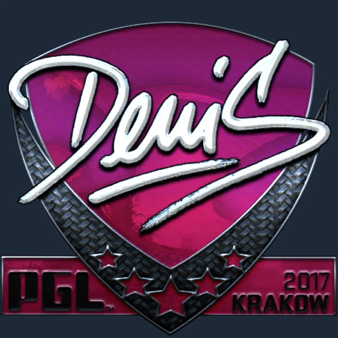 Sticker | denis (Foil) | Krakow 2017