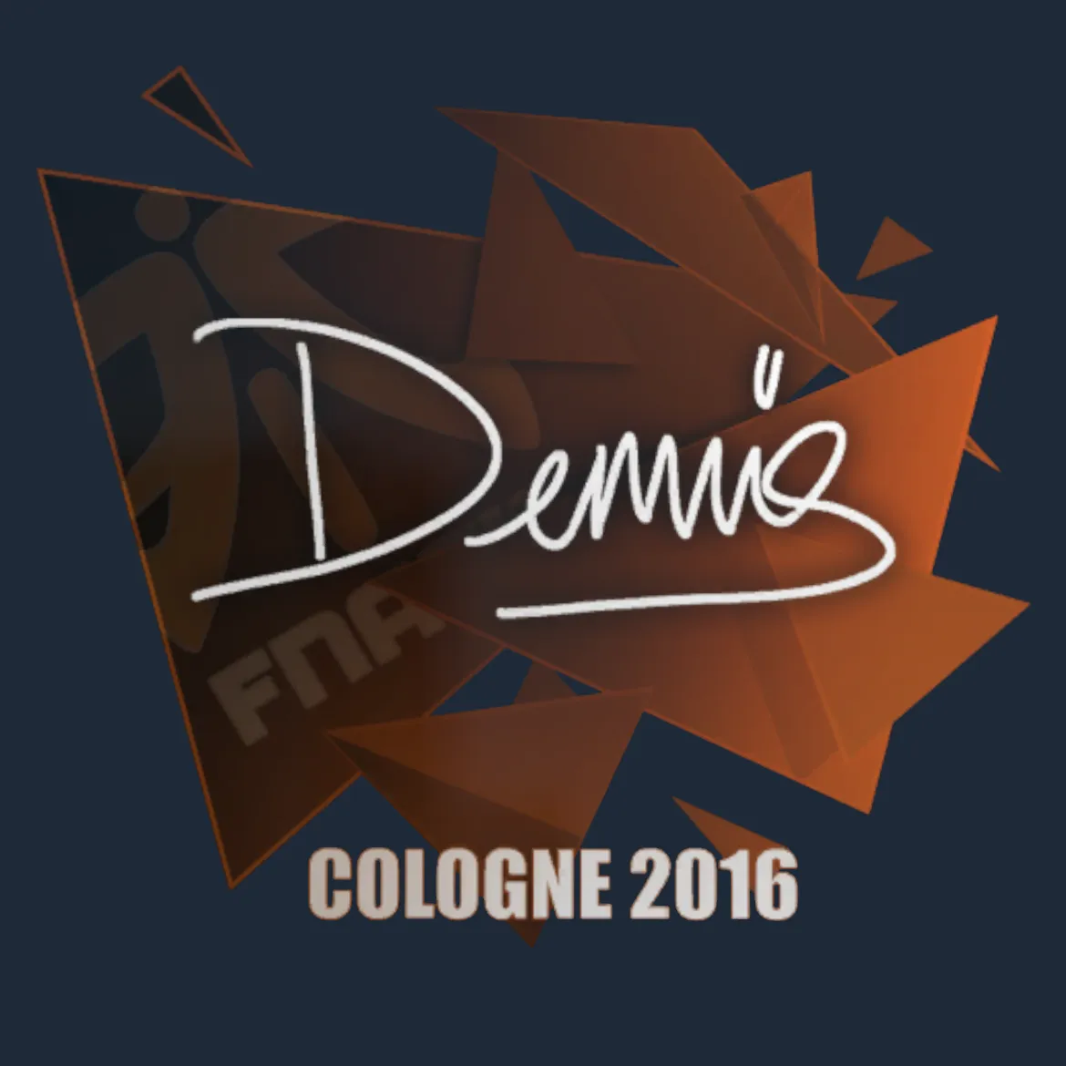 Sticker | dennis | Cologne 2016