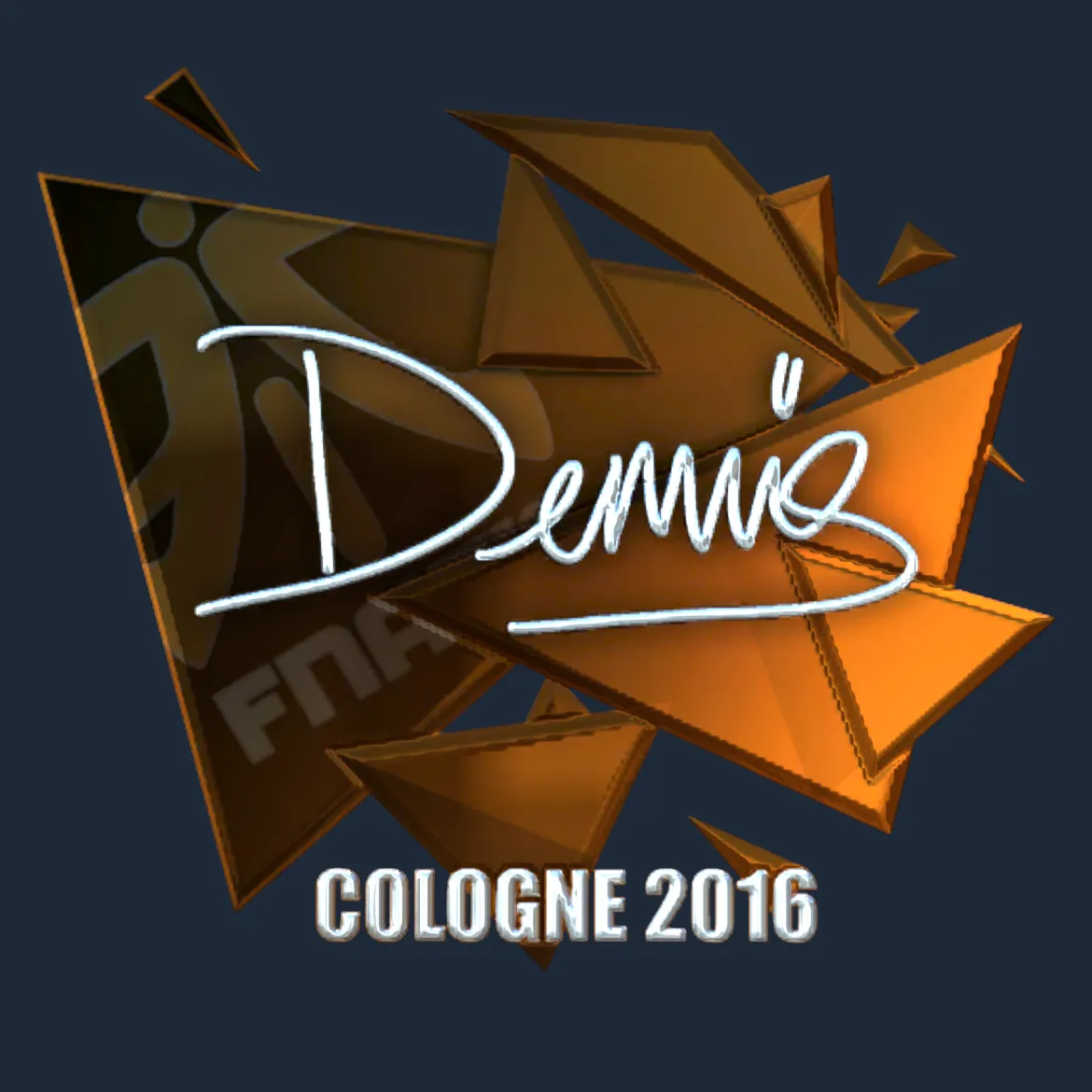 Sticker | dennis (Foil) | Cologne 2016