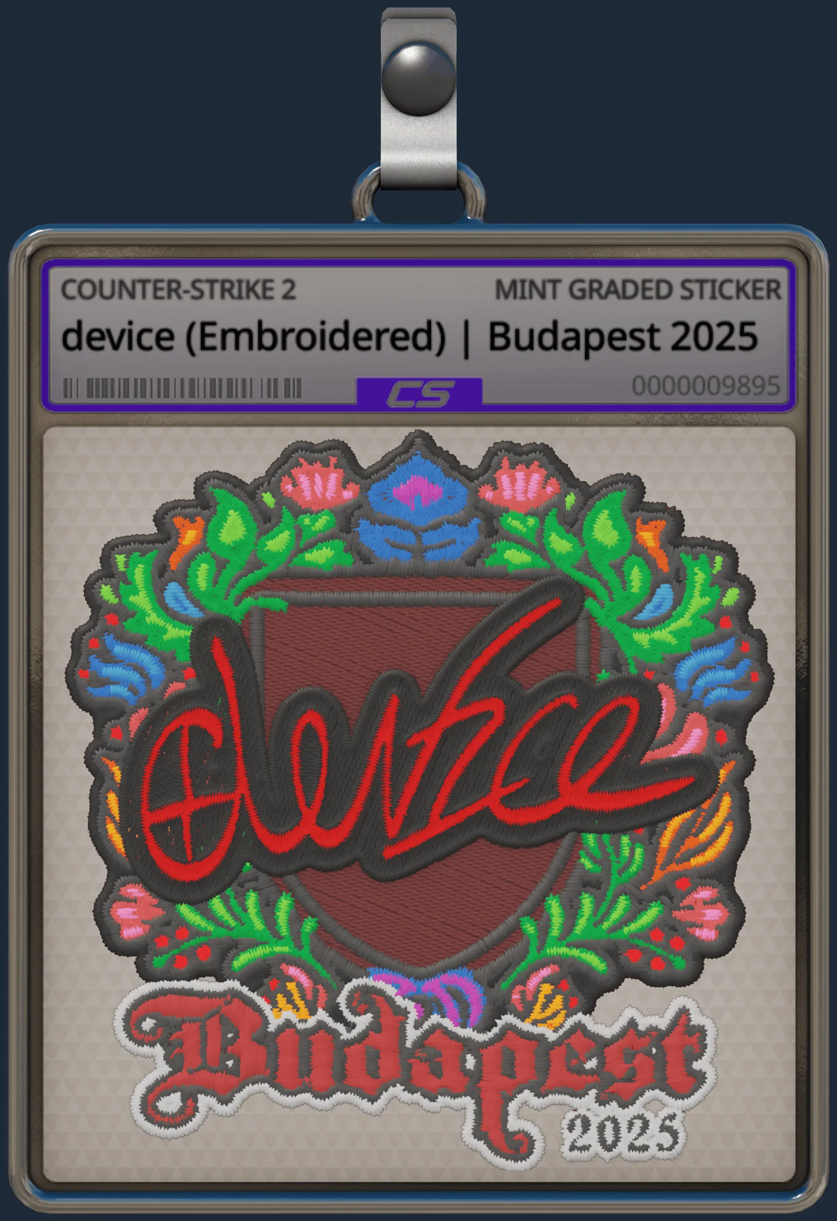 Sticker | device (Embroidered) | Budapest 2025