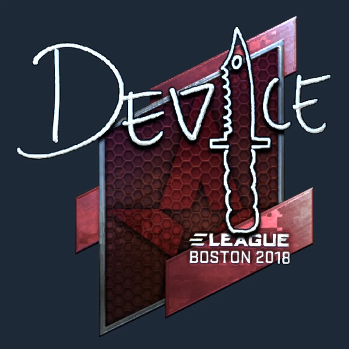 Sticker | device (Foil) | Boston 2018