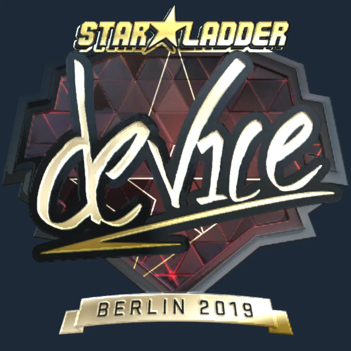 Sticker | device (Gold) | Berlin 2019
