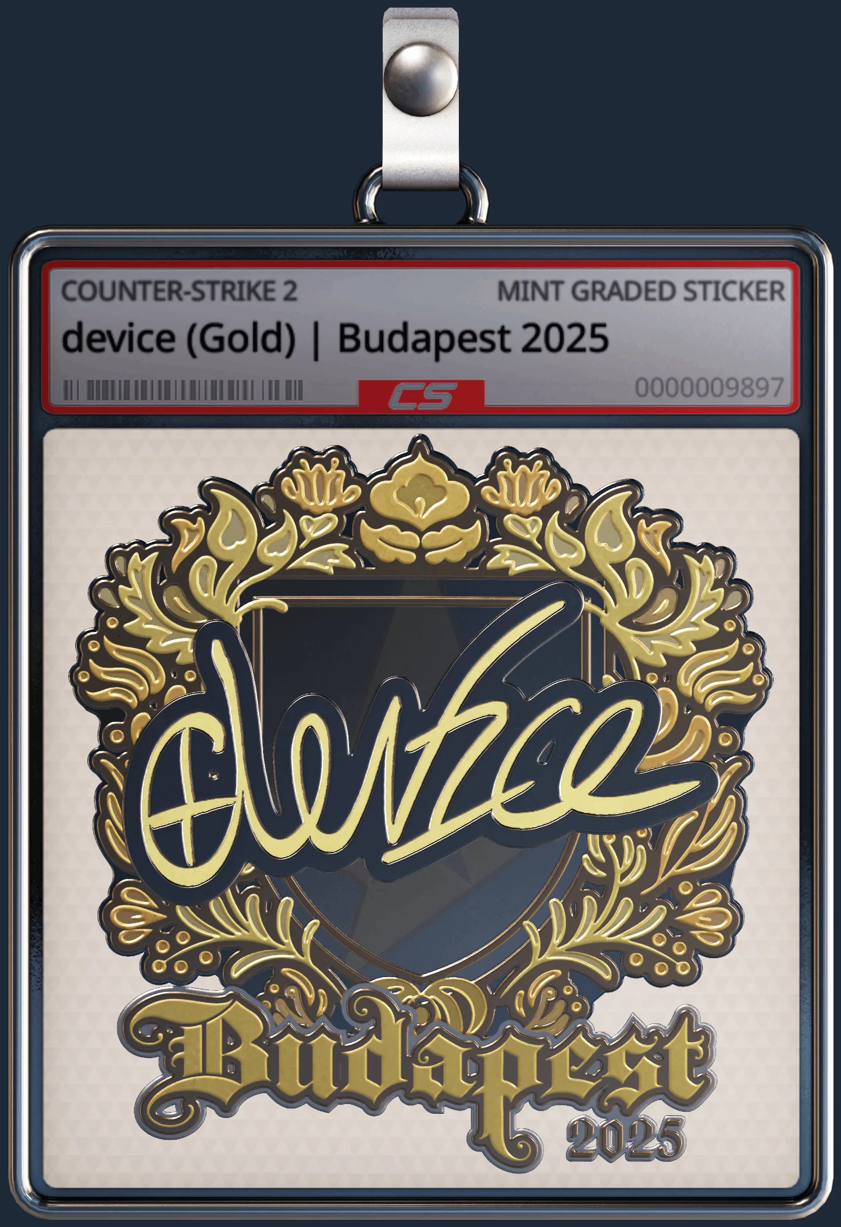 Sticker | device (Gold) | Budapest 2025