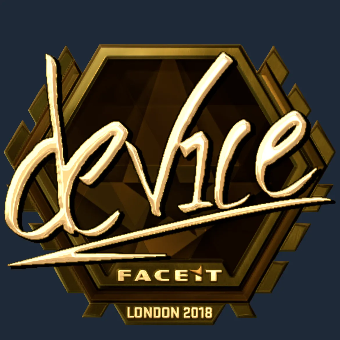 Sticker | device (Gold) | London 2018