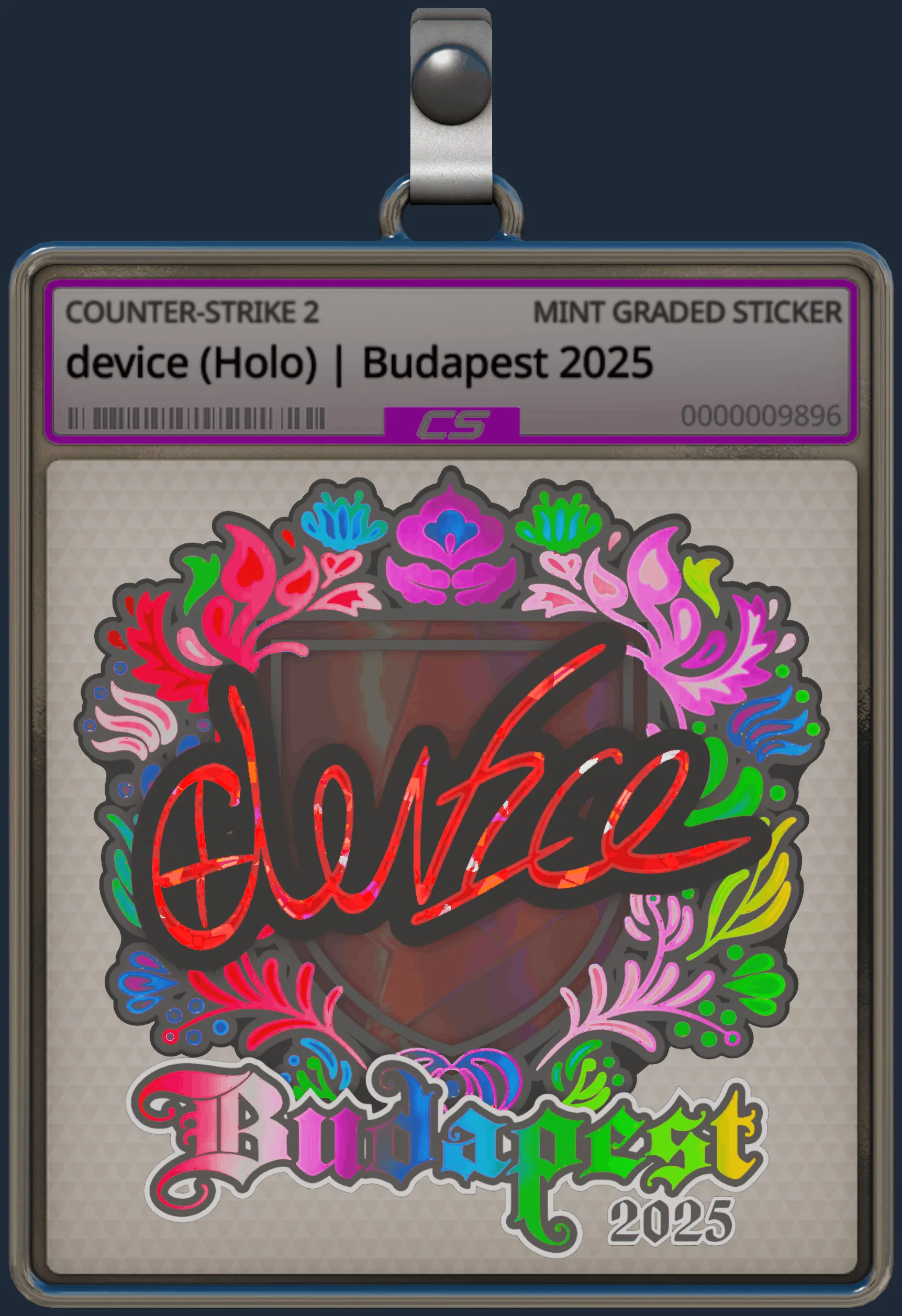 Sticker | device (Holo) | Budapest 2025