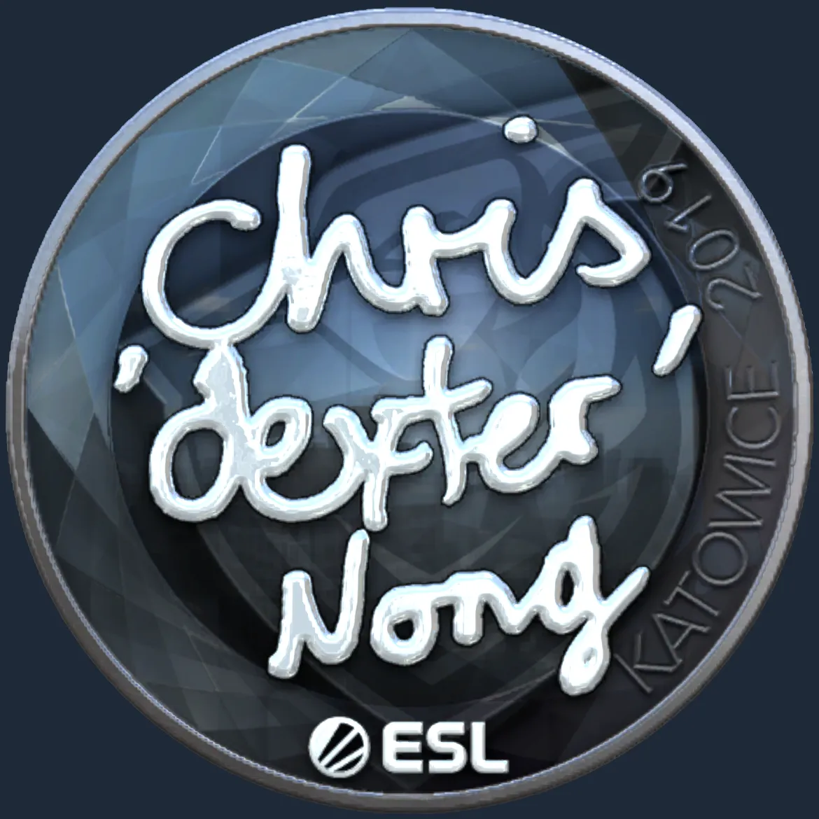 Sticker | dexter (Foil) | Katowice 2019