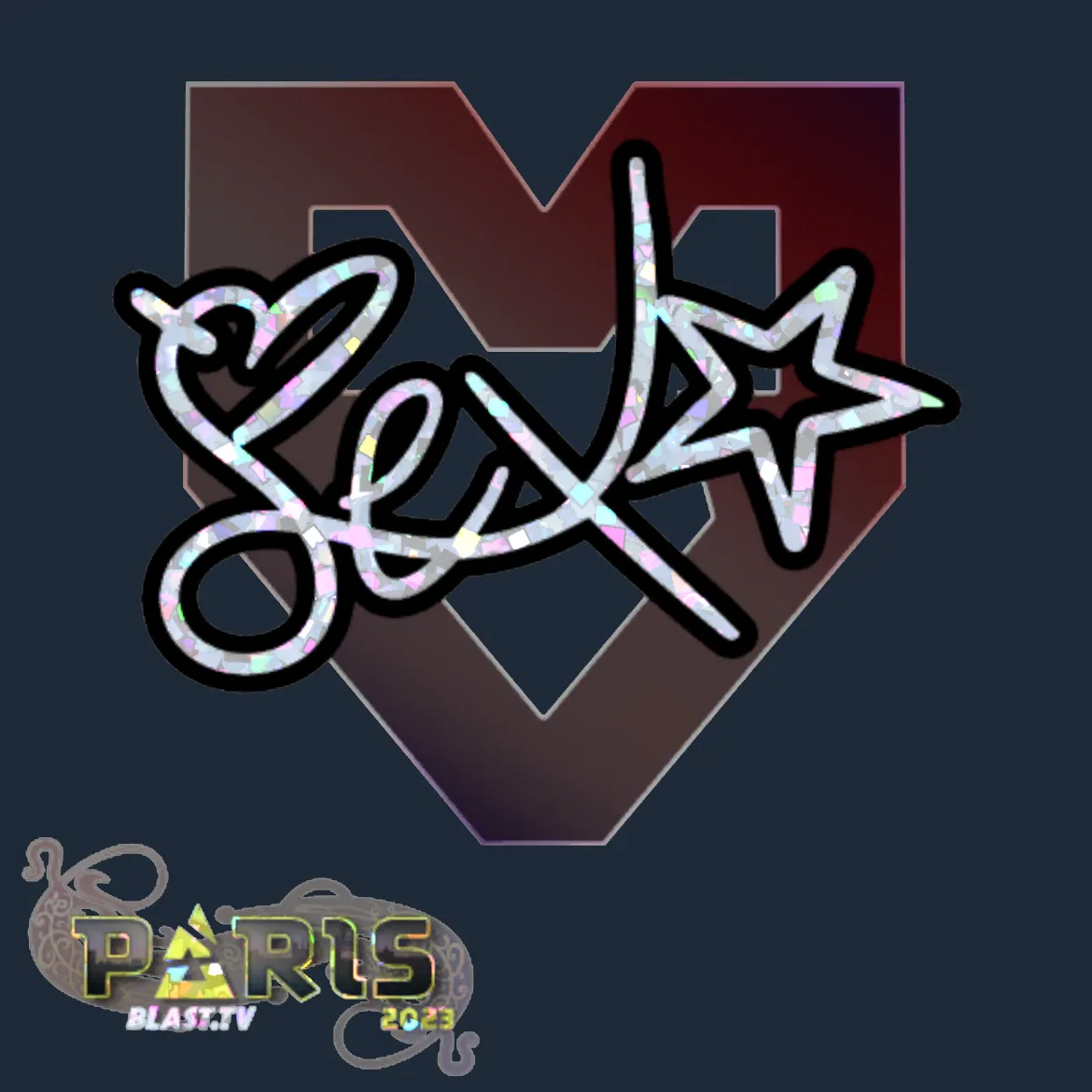 Sticker | dexter (Glitter) | Paris 2023