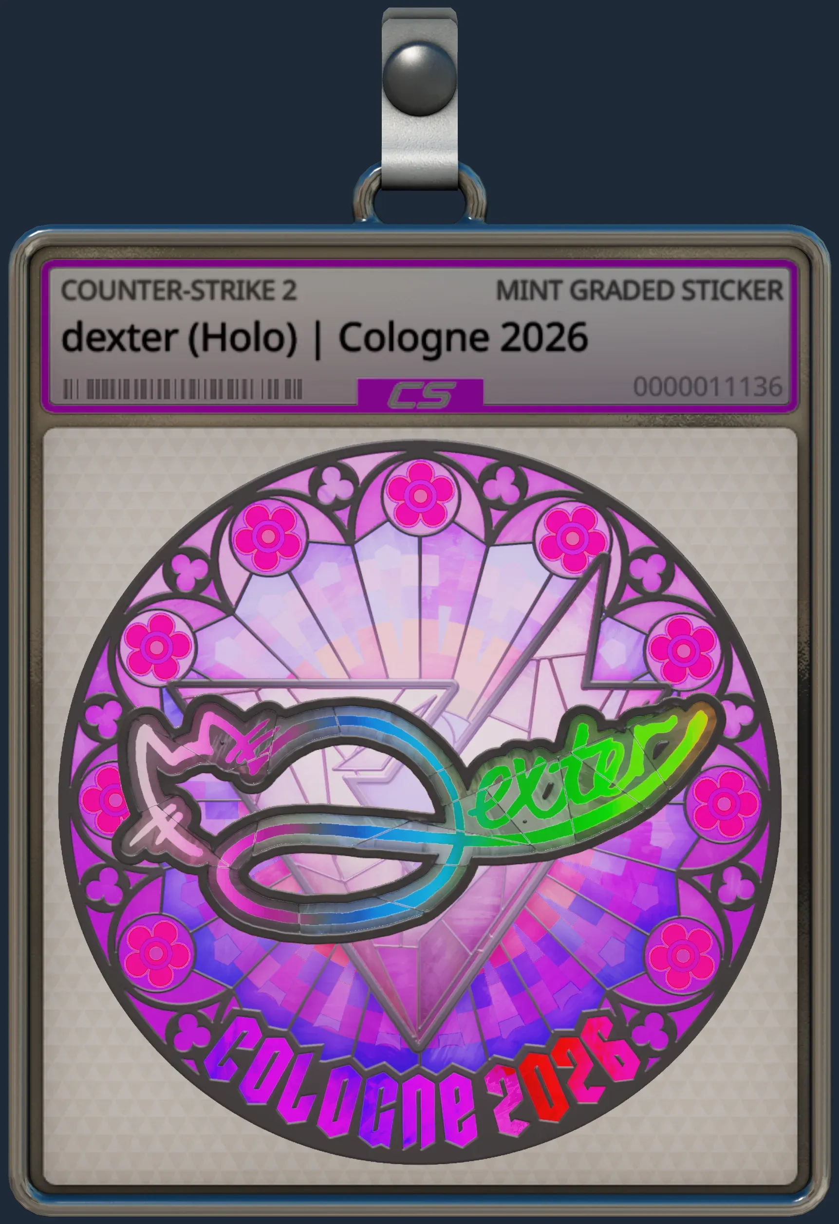 Sticker | dexter (Holo) | Cologne 2026