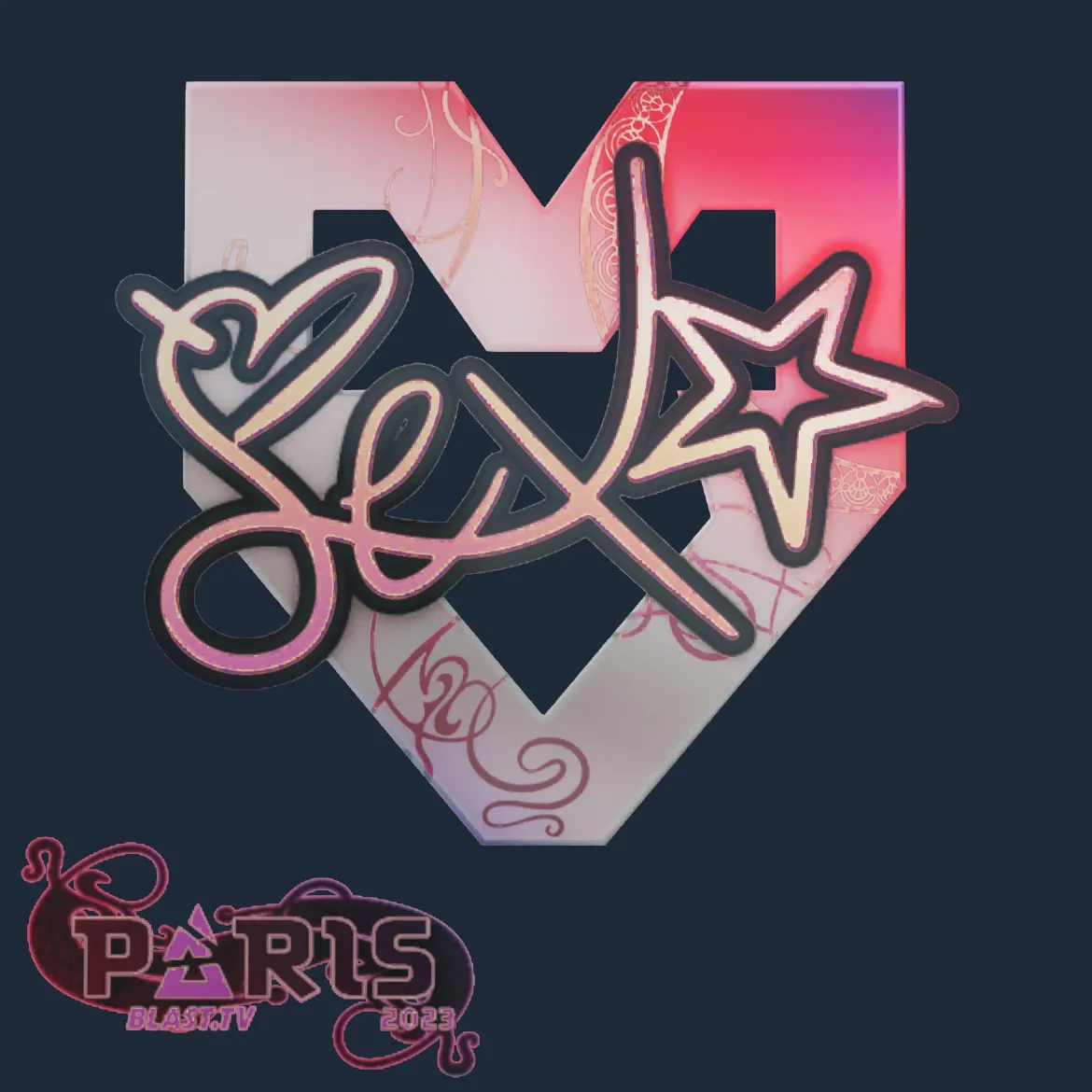 Sticker | dexter (Holo) | Paris 2023