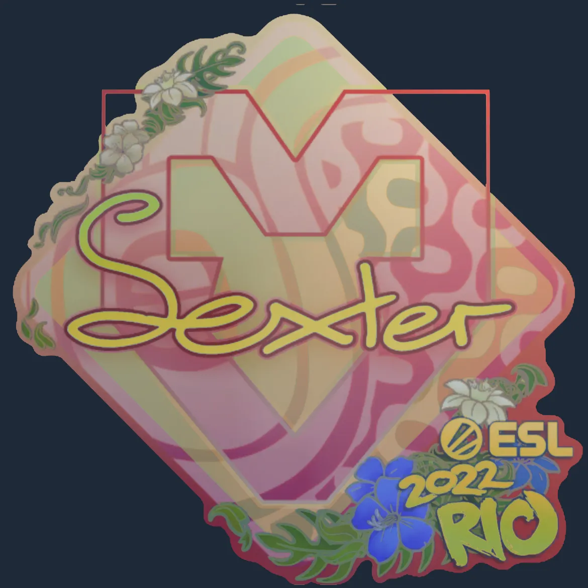 Sticker | dexter (Holo) | Rio 2022