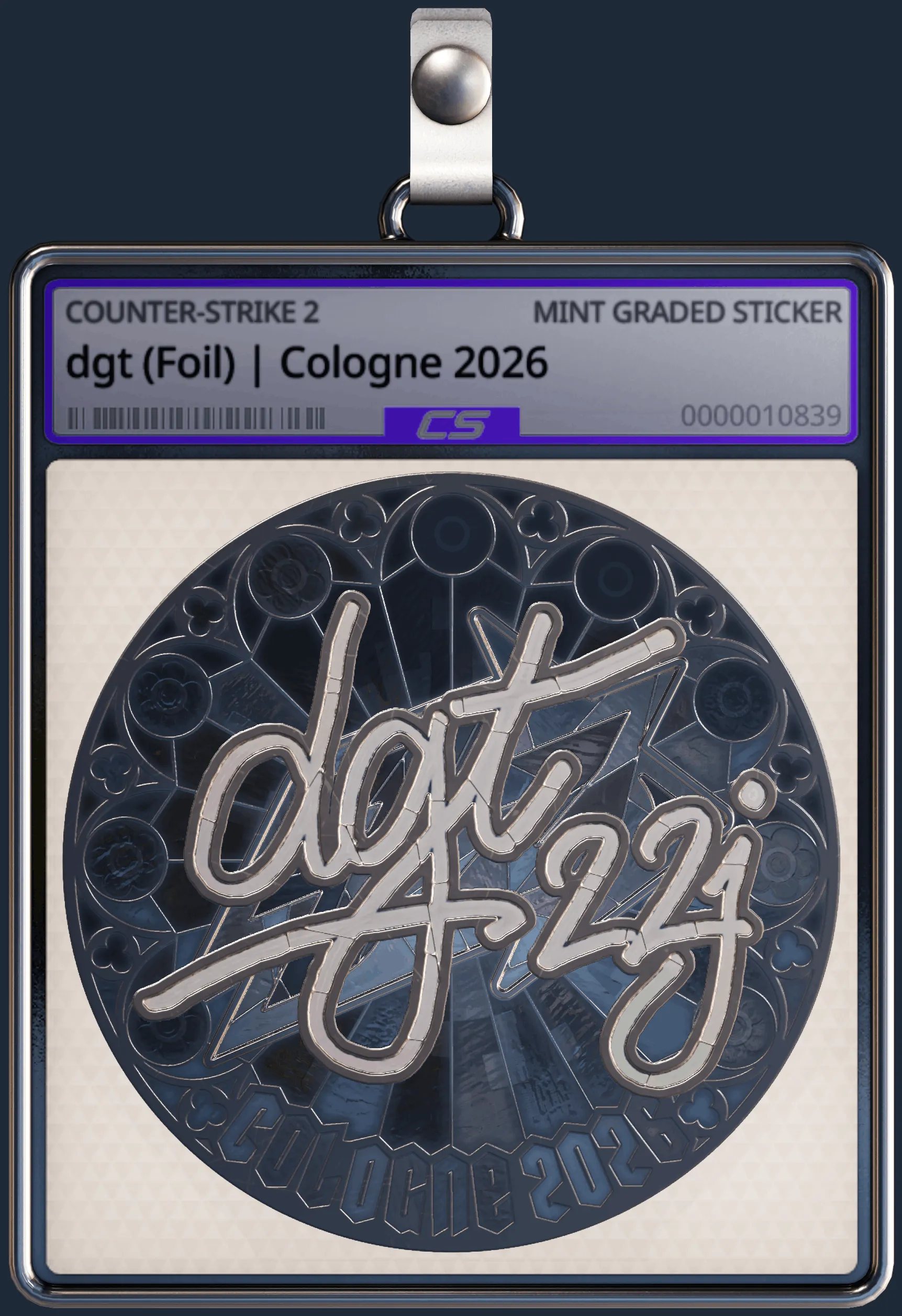 Sticker | dgt (Foil) | Cologne 2026