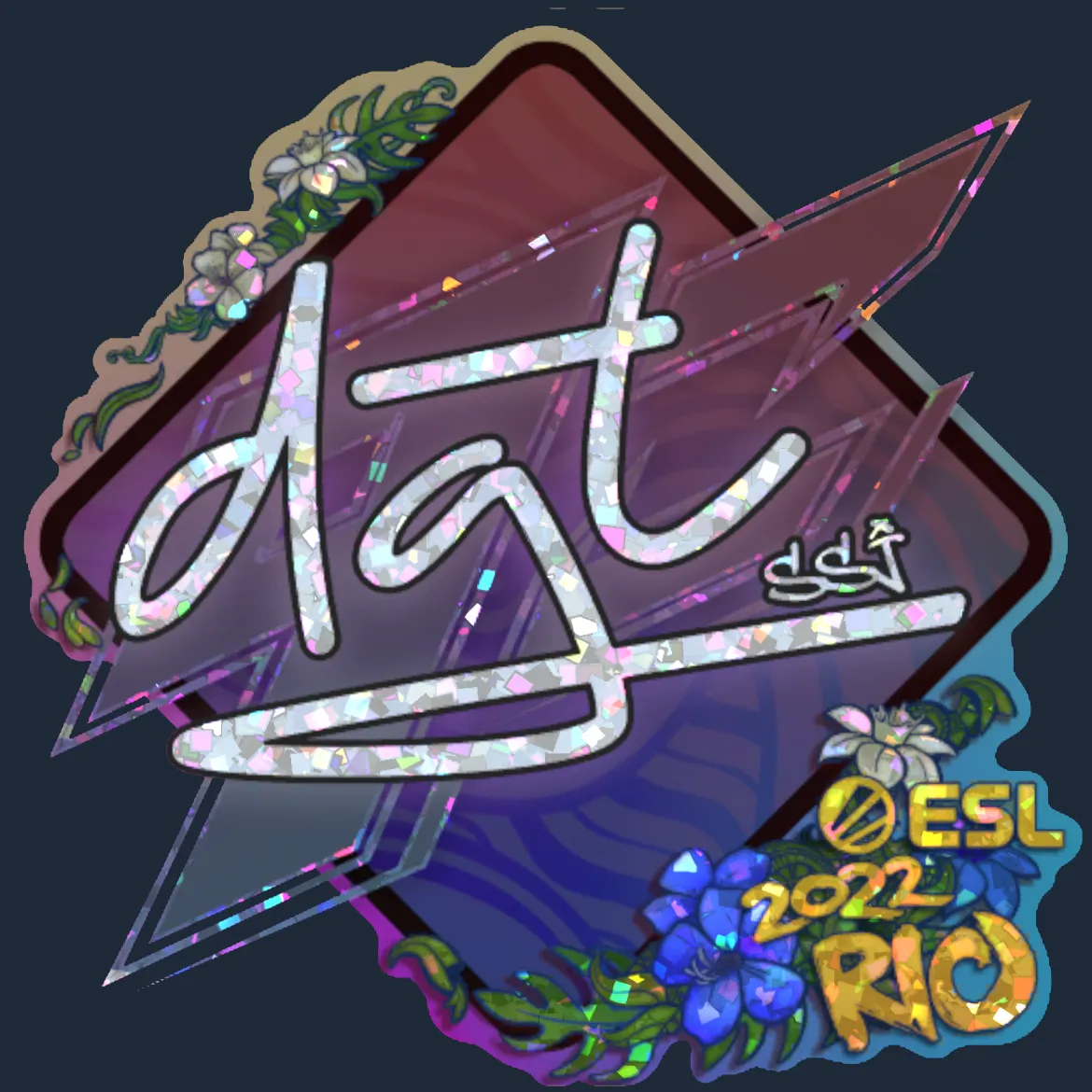 Sticker | dgt (Glitter) | Rio 2022