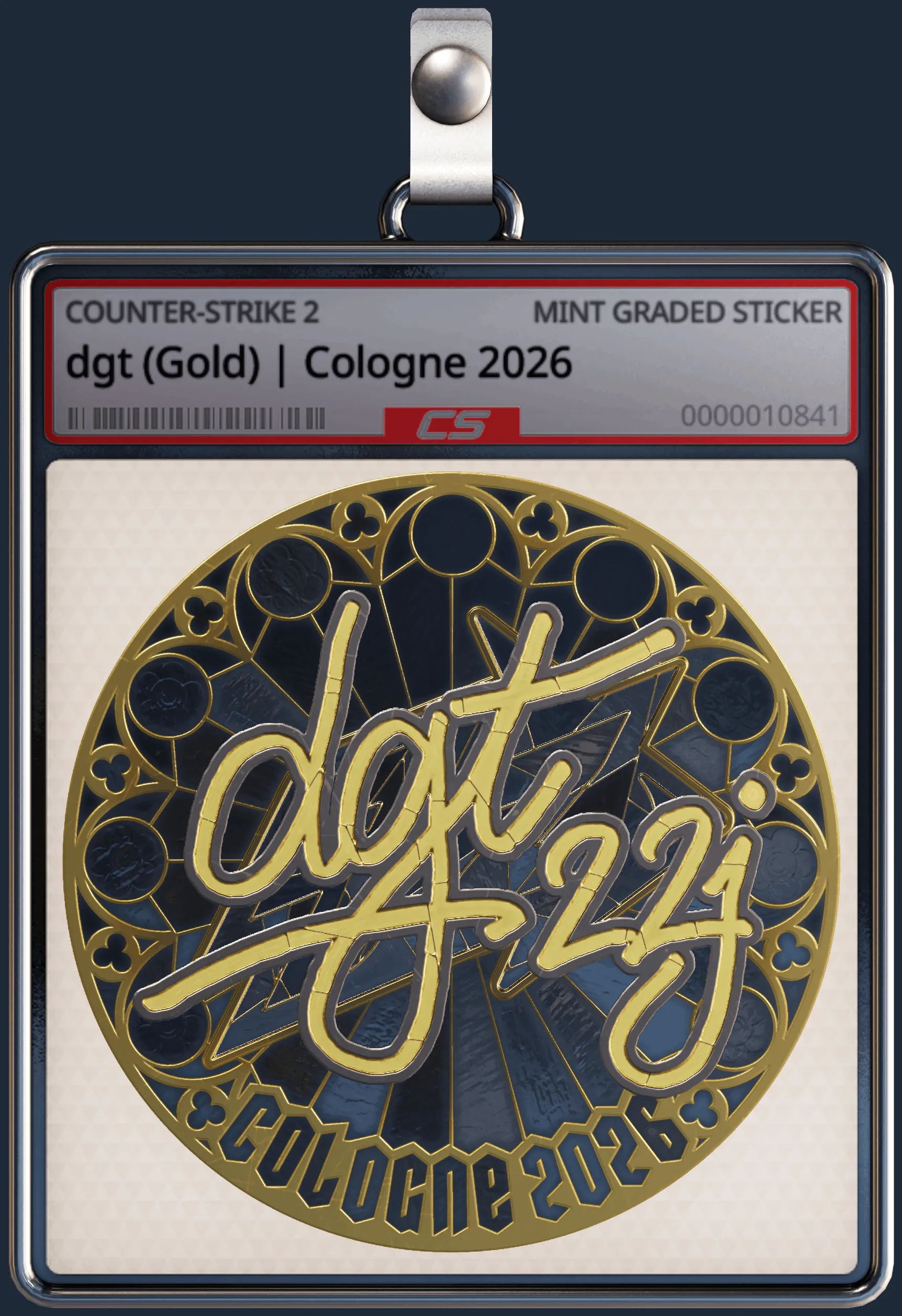 Sticker | dgt (Gold) | Cologne 2026