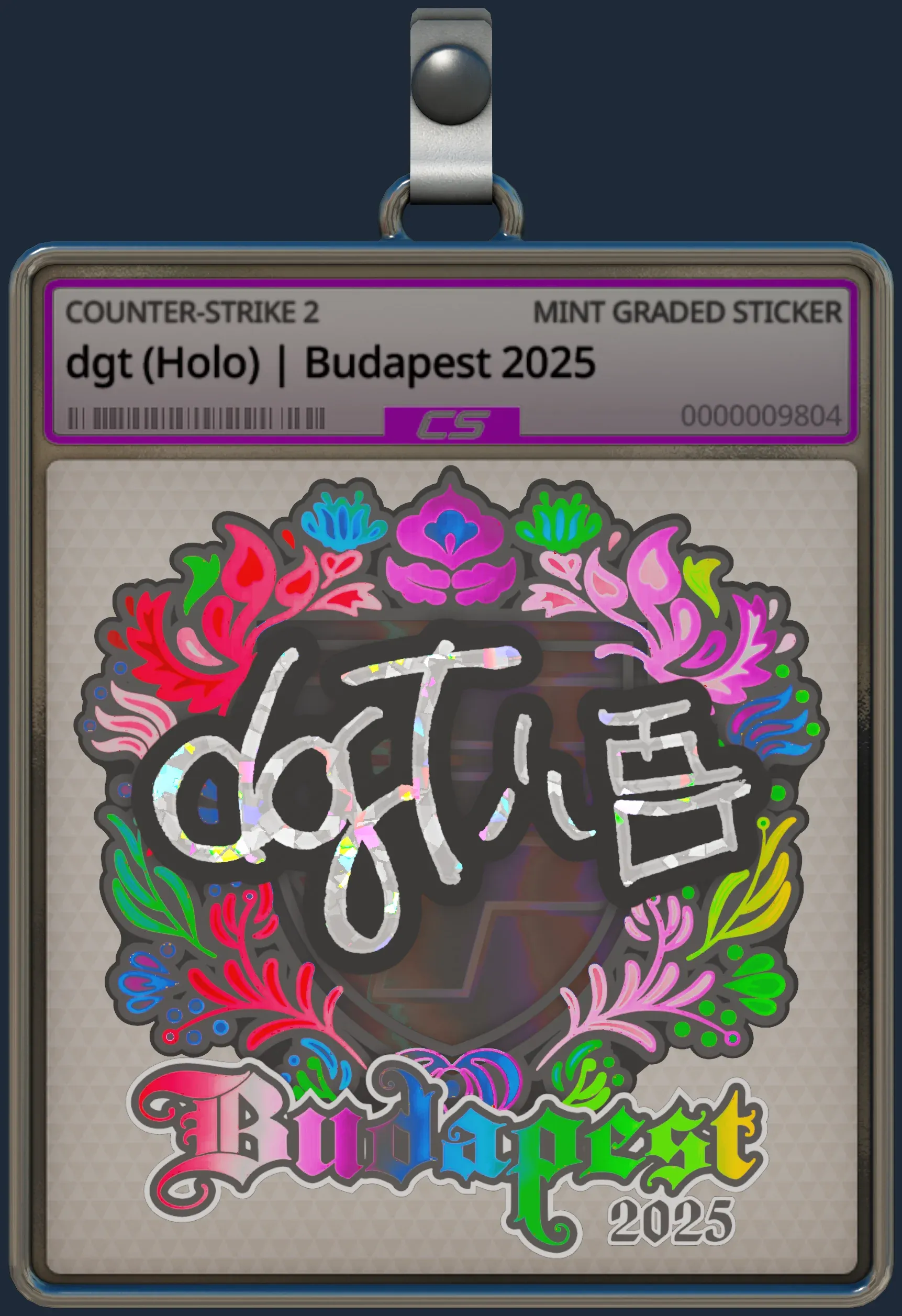 Sticker | dgt (Holo) | Budapest 2025