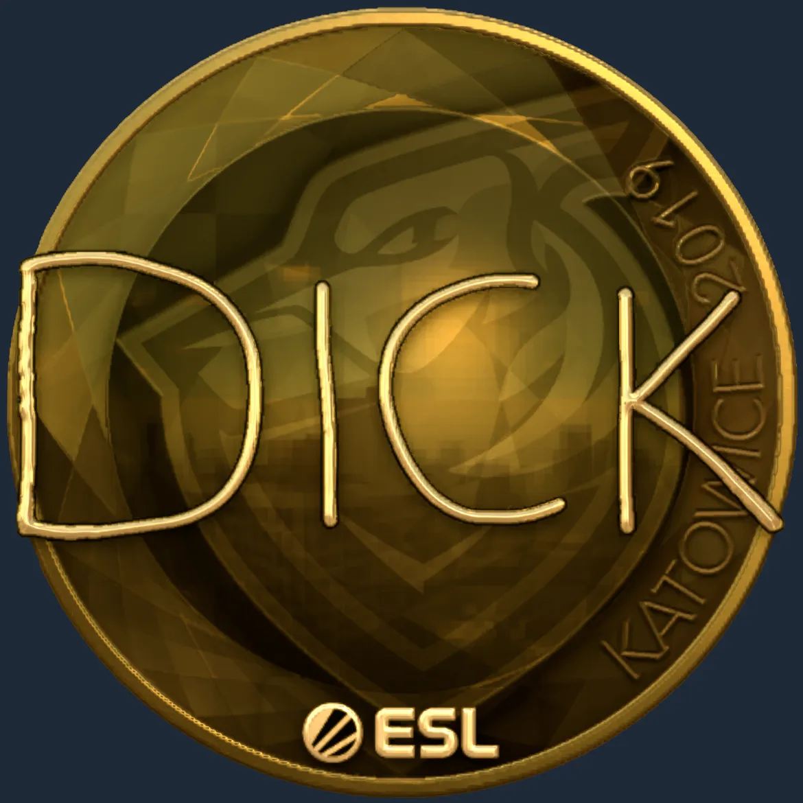 Sticker | DickStacy (Gold) | Katowice 2019