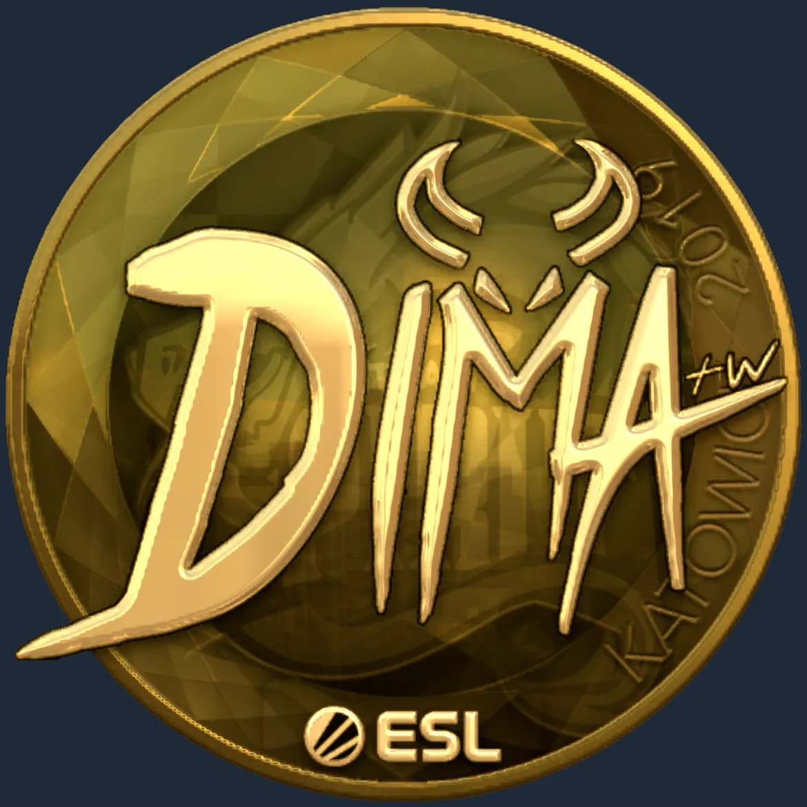 Sticker | Dima (Gold) | Katowice 2019