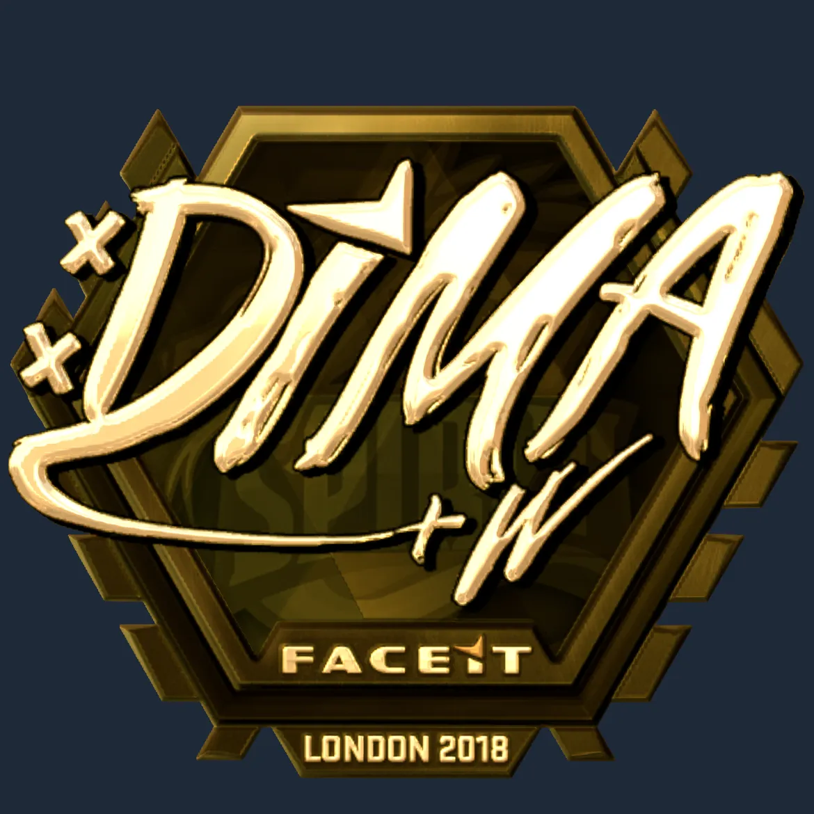 Sticker | Dima (Gold) | London 2018