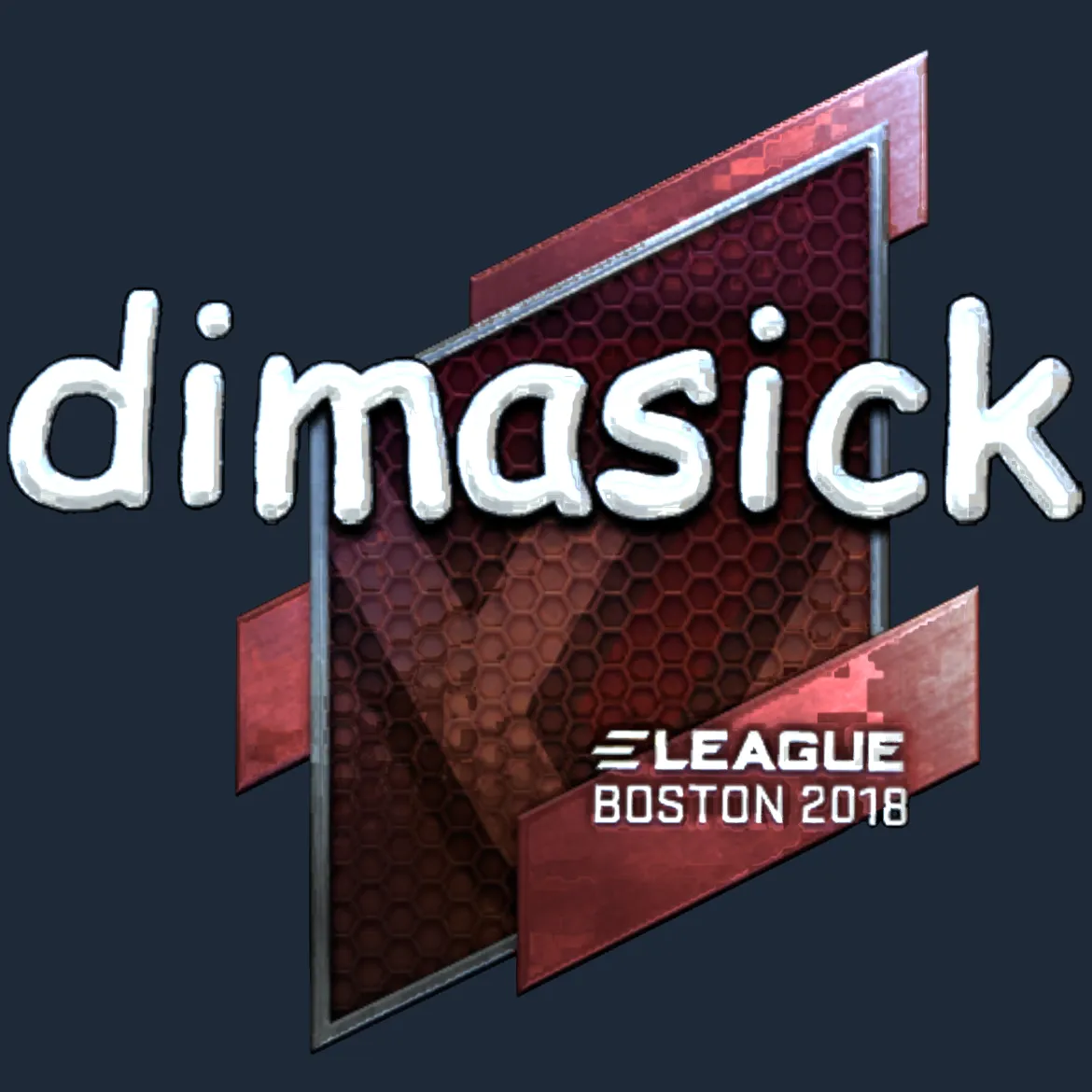 Sticker | dimasick (Foil) | Boston 2018